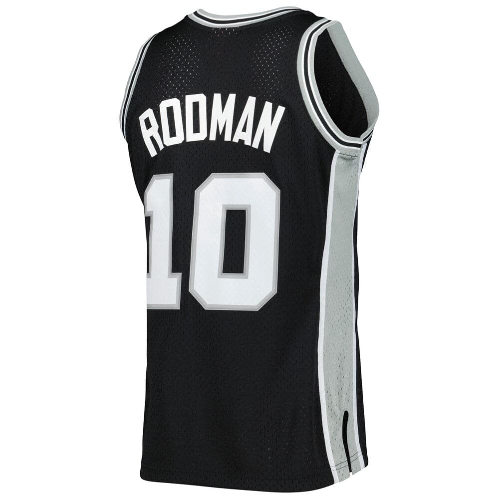 Mitchell And Ness Jerseys Dennis Rodman San Antonio Spurs 93-94 Road Mitchell & Ness NBA Swingman Jersey - Black