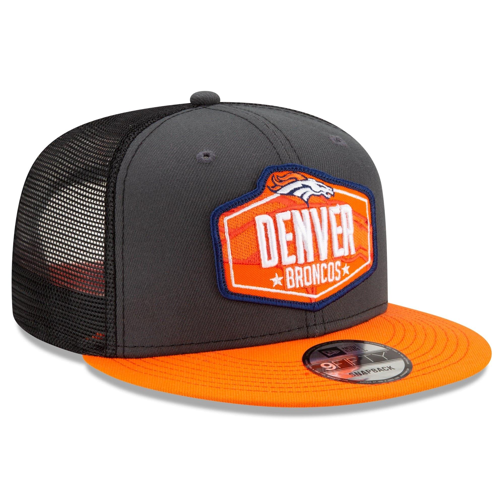 New Era Caps Denver Broncos New Era 2021 NFL Draft 9FIFTY Snapback Hat - Graphite