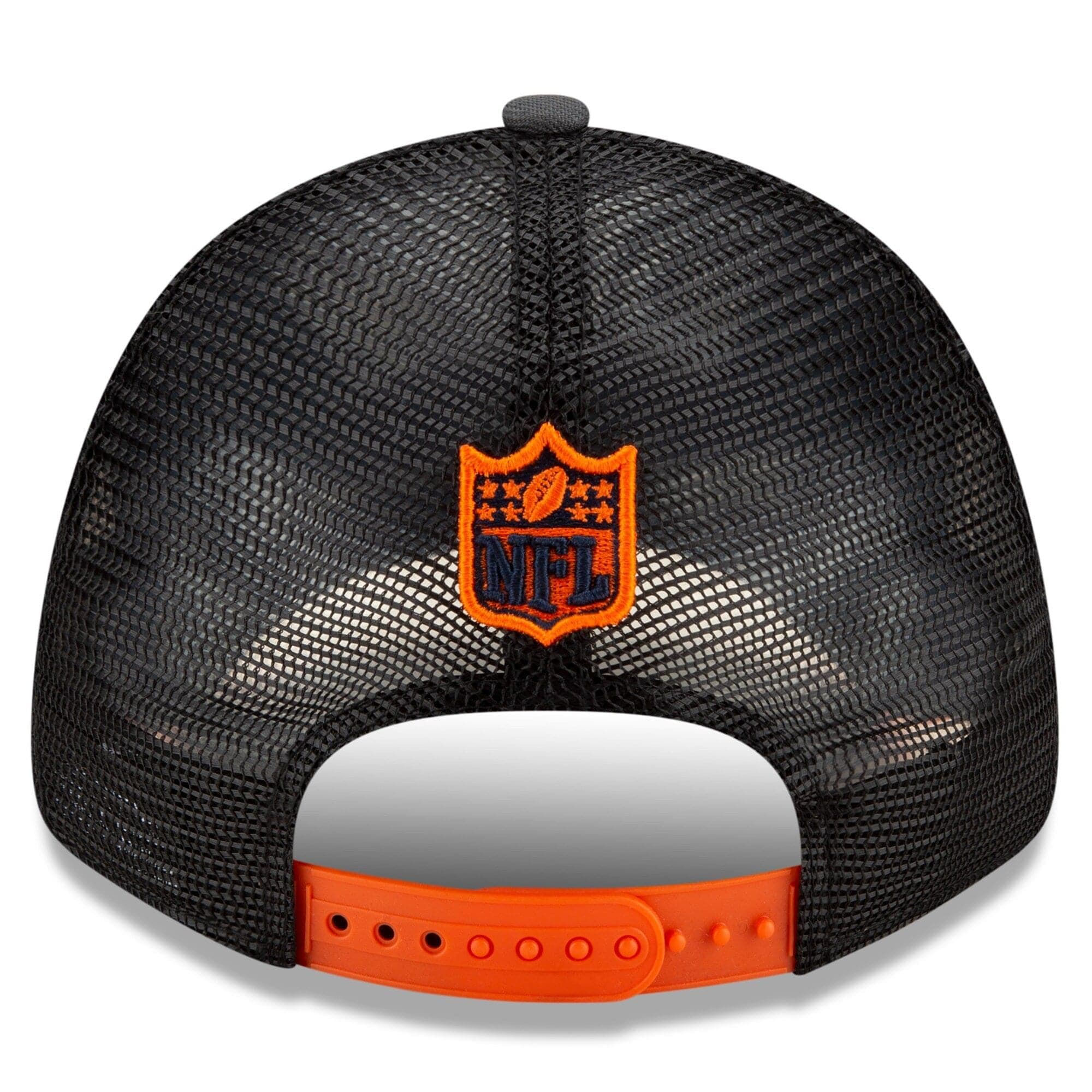 New Era Caps Denver Broncos New Era 2021 NFL Draft 9FORTY Snapback Curve Hat - Graphite