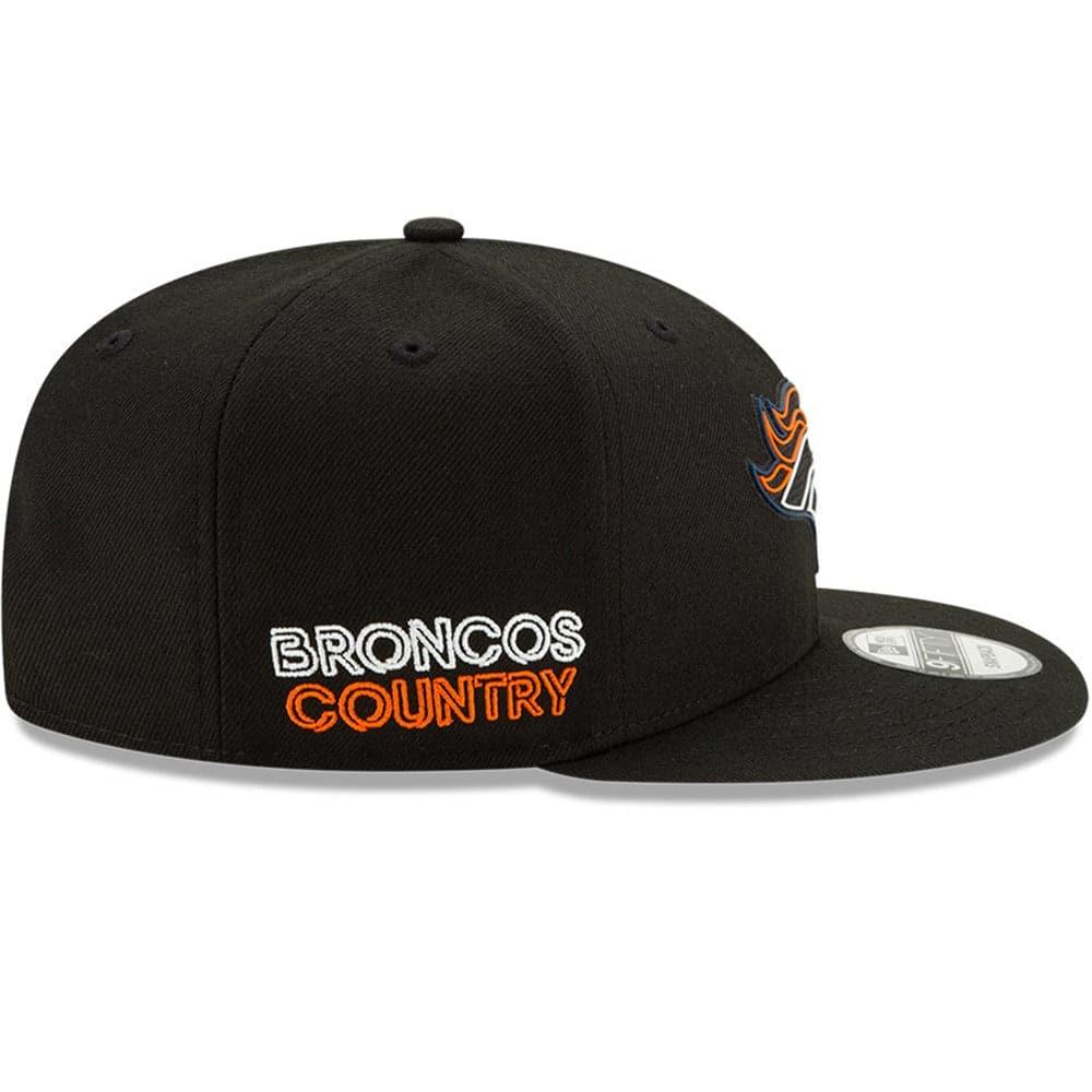 New Era Caps Denver Broncos New Era NFL 2020 Draft 9FIFTY Snapback Hat - Black
