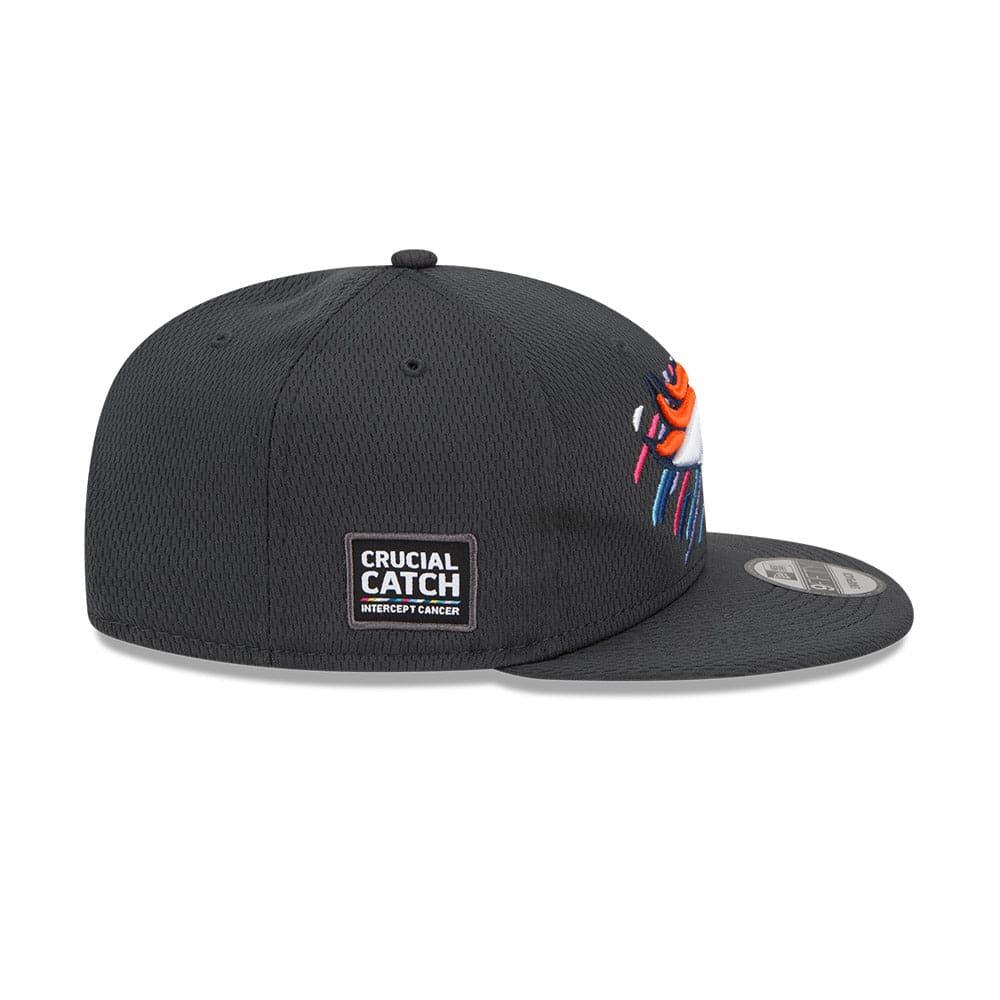 New Era Caps Denver Broncos New Era NFL 2021 Crucial Catch 9FIFTY Snapback Hat - Steel
