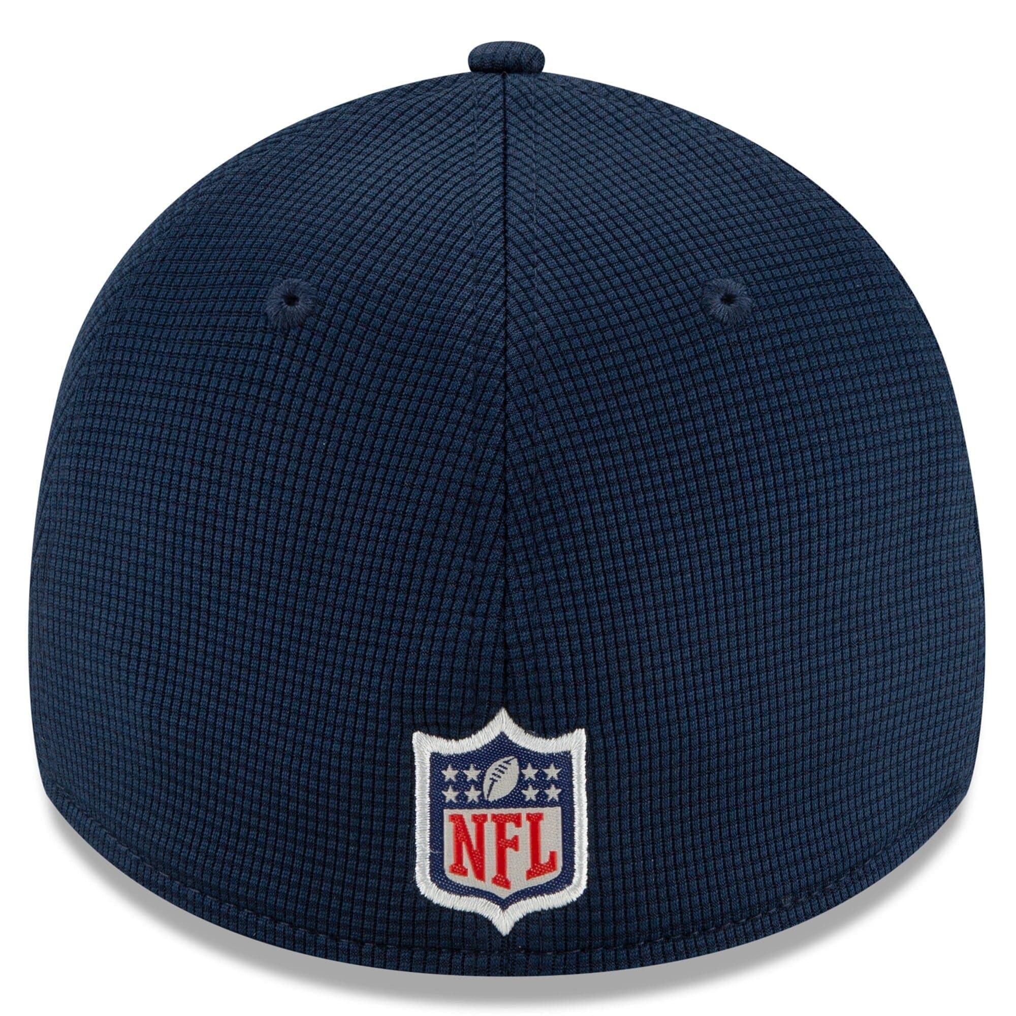 New Era Caps Denver Broncos New Era NFL 2021 Sideline Home 39THIRTY Flex Fit Hat - Navy