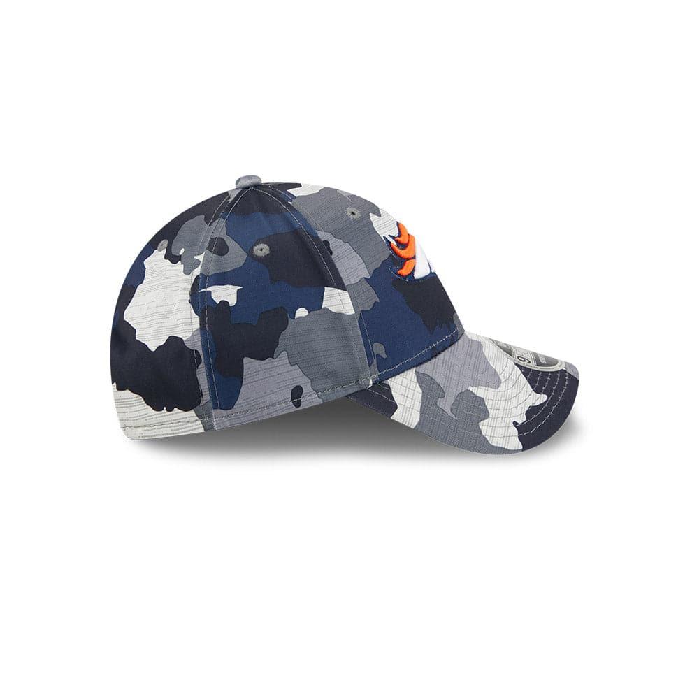 New Era Caps Denver Broncos New Era NFL 22 Training Camp 9FORTY Stretch Snap Hat - Camo