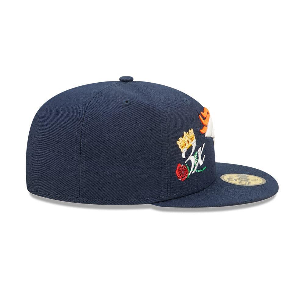New Era Caps Denver Broncos New Era NFL Crown Champs 59FIFTY Fitted Hat - Navy