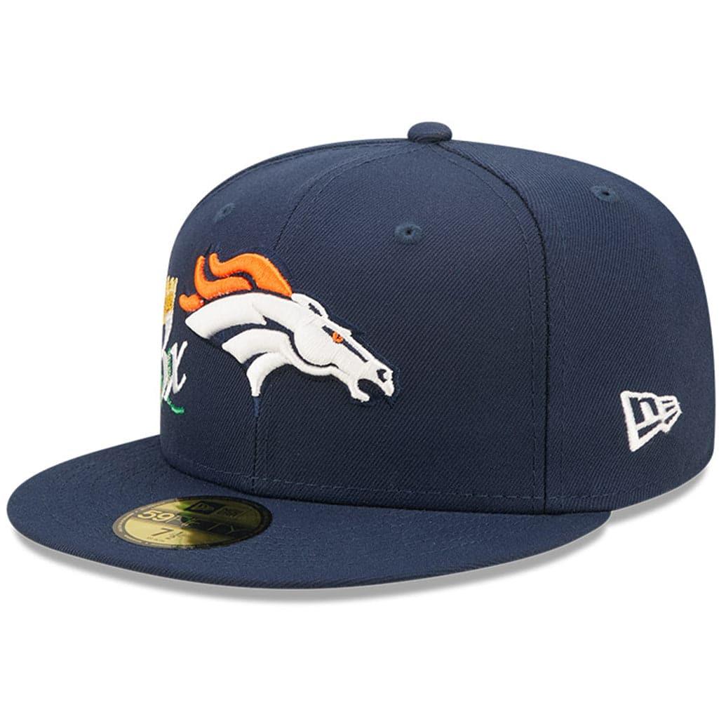 New Era Caps Denver Broncos New Era NFL Crown Champs 59FIFTY Fitted Hat - Navy