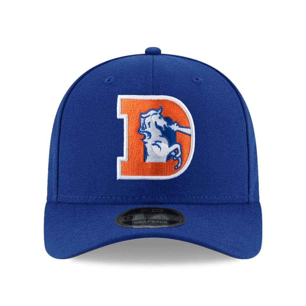 New Era Caps Denver Broncos New Era NFL Nickle & Dime Pre-Curved 9FIFTY Snapback Hat - Blue