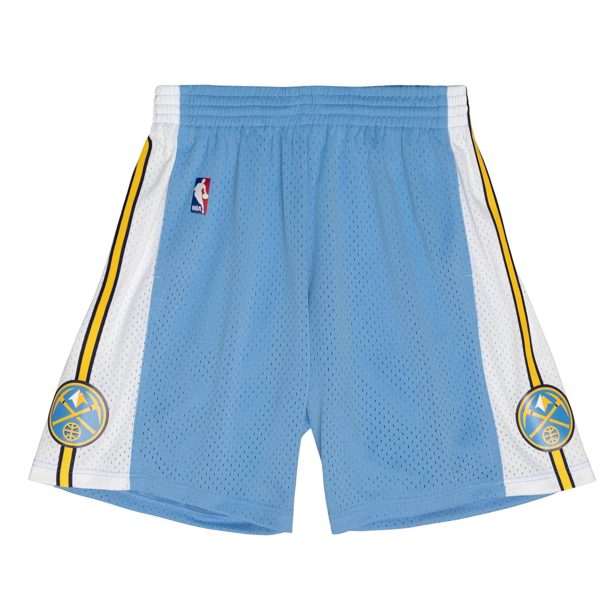 Mitchell And Ness Shorts Denver Nuggets 16-17 Home Mitchell & Ness NBA Swingman Shorts - Blue