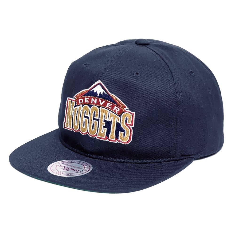 Mitchell And Ness Caps Denver Nuggets Mitchell & Ness NBA Logo Deadstock Snapback Hat - Navy
