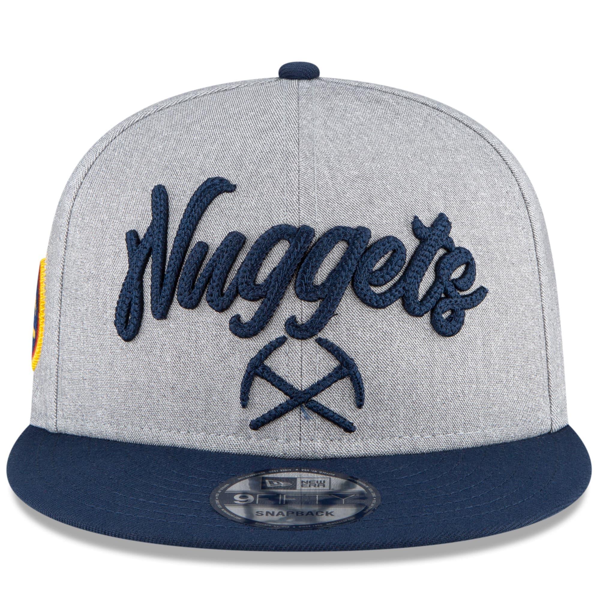 New Era Caps Denver Nuggets New Era 2020 NBA Draft 9FIFTY Snapback Hat - Heather Grey