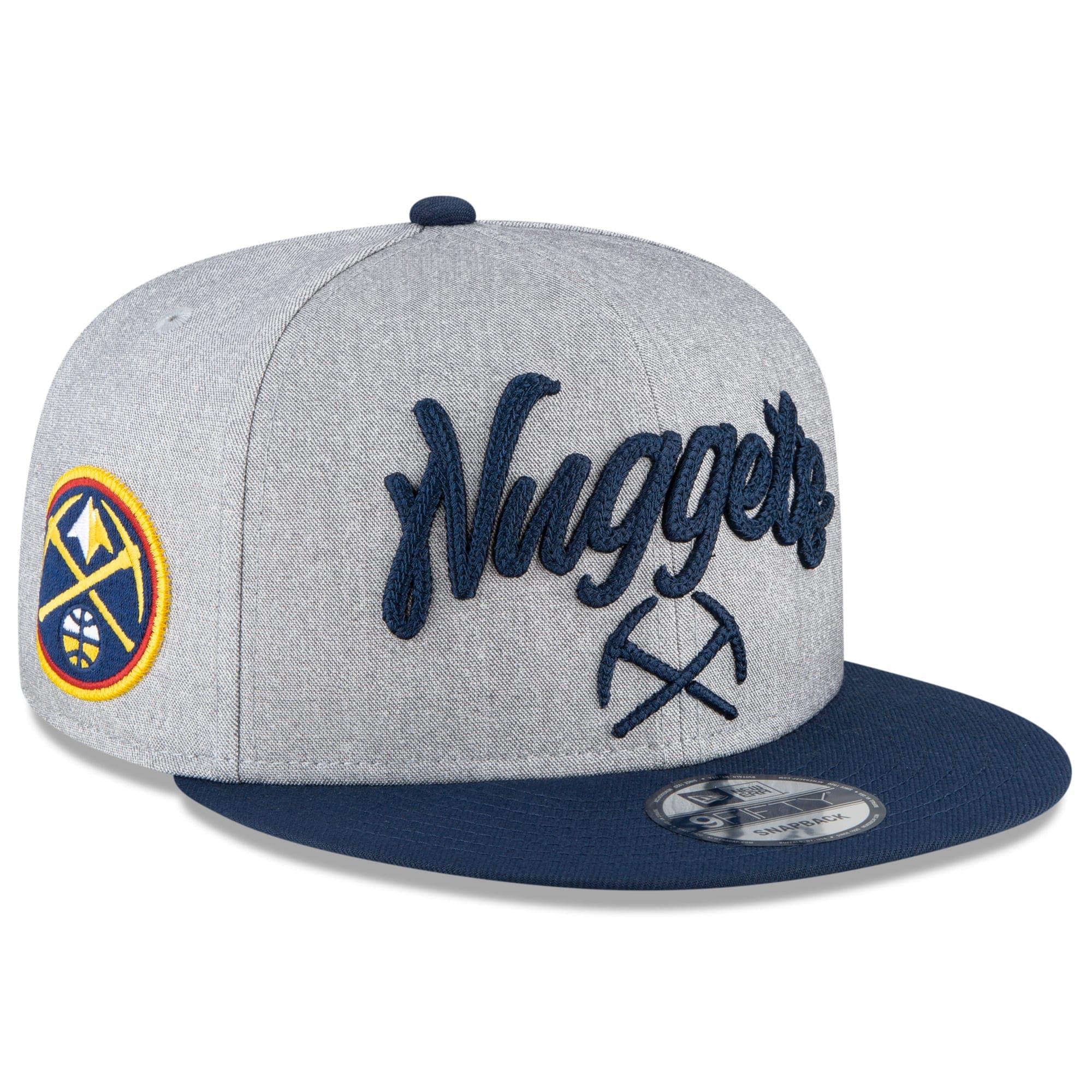 New Era Caps Denver Nuggets New Era 2020 NBA Draft 9FIFTY Snapback Hat - Heather Grey