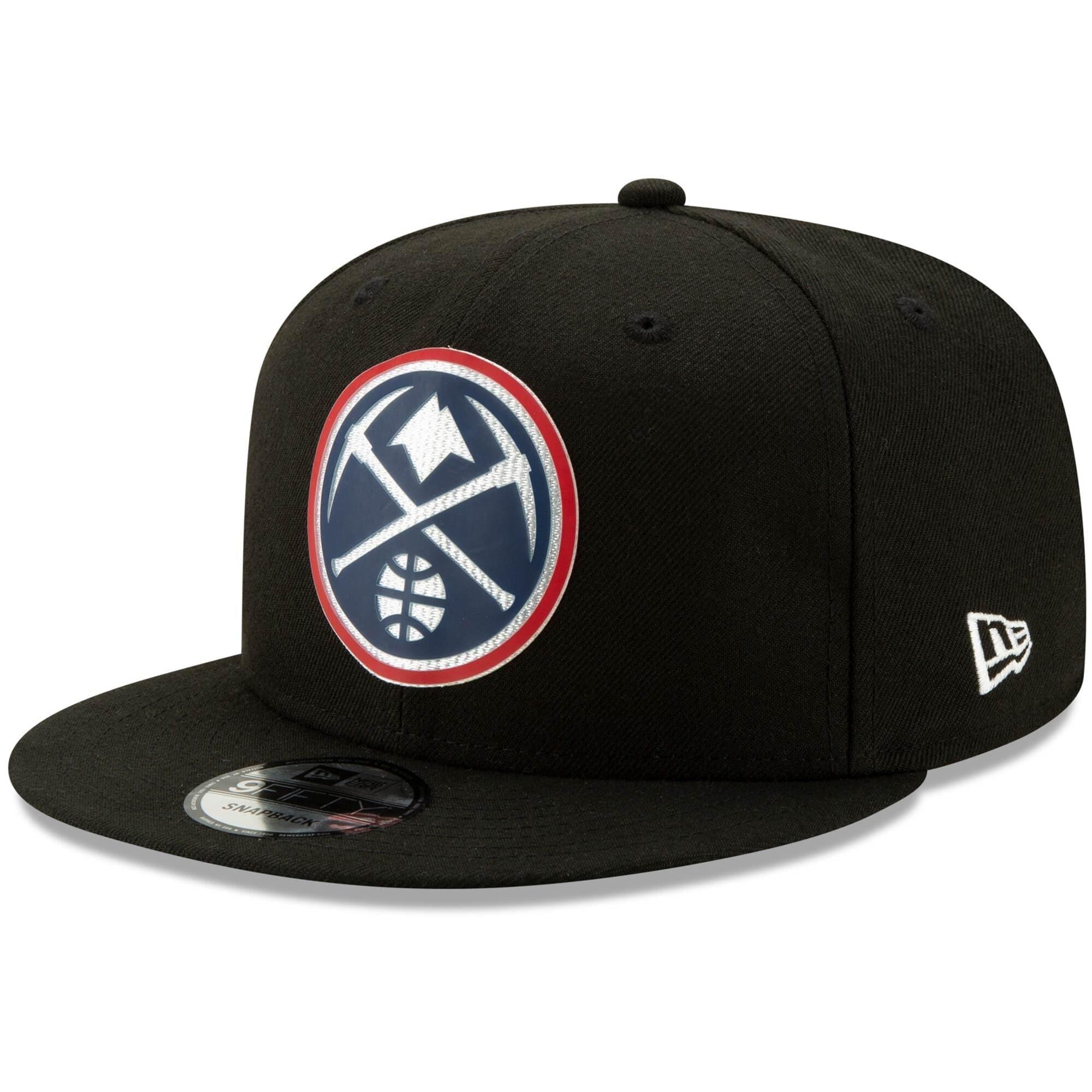 New Era Caps Denver Nuggets New Era NBA 2020 Back Half 9FIFTY Snapback Hat - Black