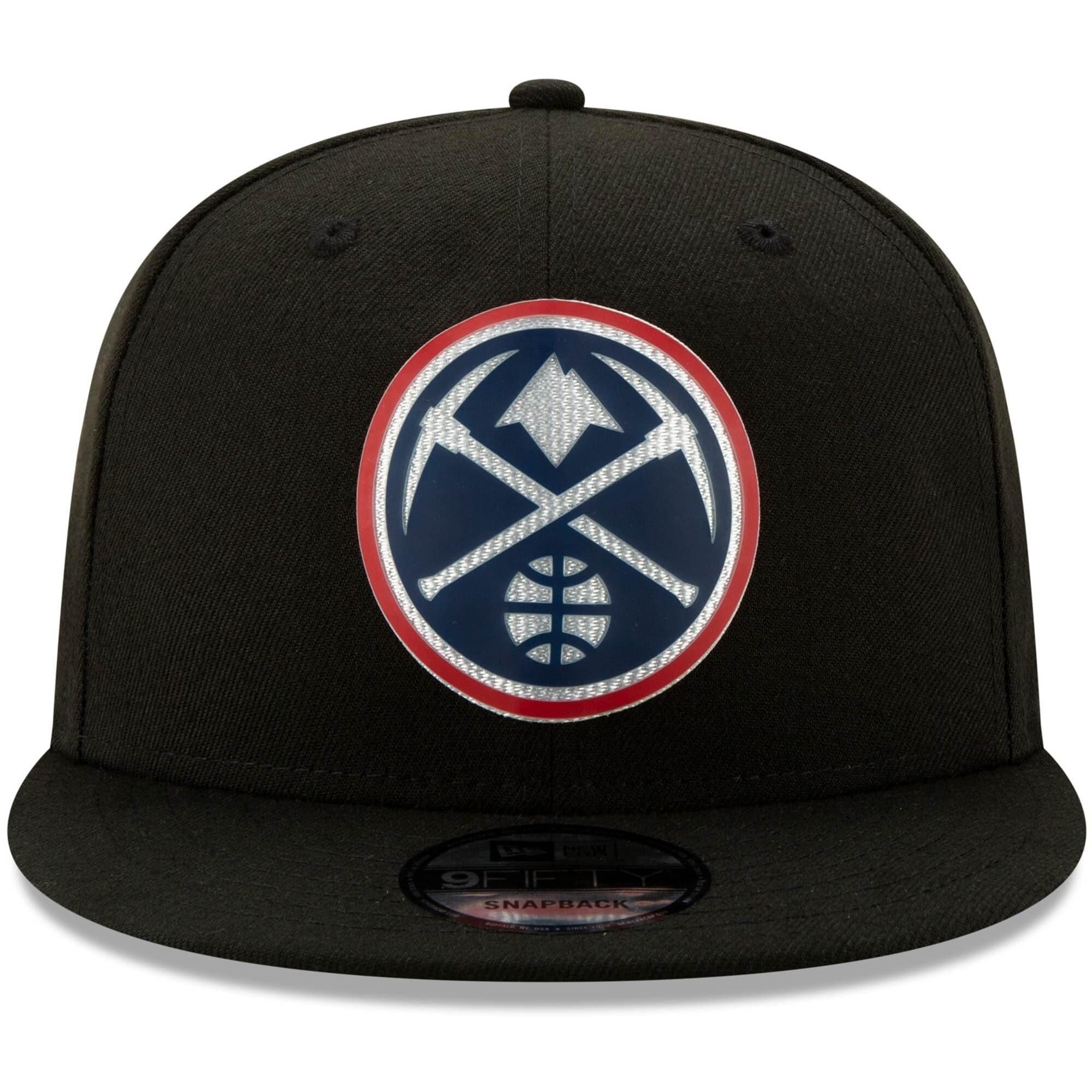 New Era Caps Denver Nuggets New Era NBA 2020 Back Half 9FIFTY Snapback Hat - Black