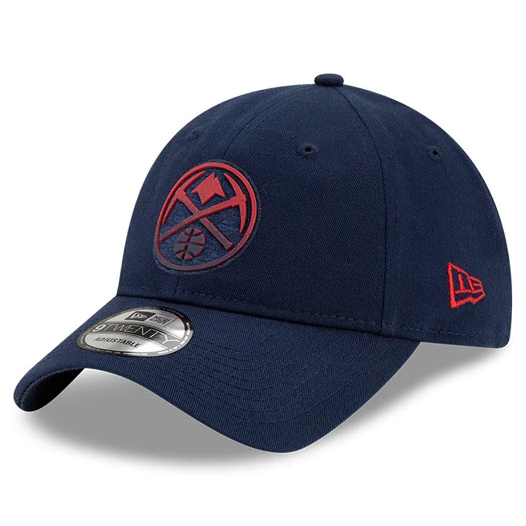 New Era Caps Denver Nuggets New Era NBA 2021 Back Half 9TWENTY Curved Hat - Navy