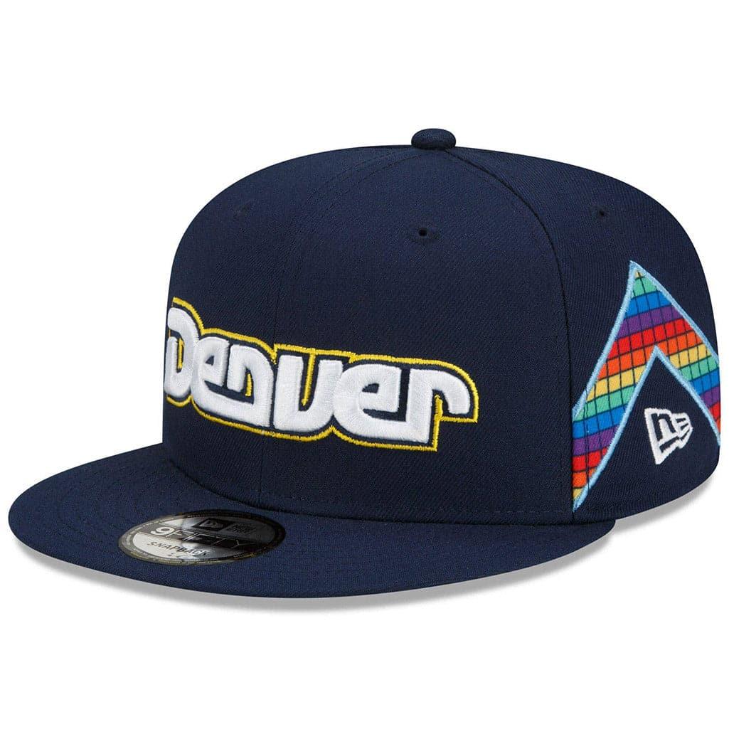 New Era Caps Denver Nuggets New Era NBA 21-22 City Edition 9FIFTY Snapback Hat - Navy