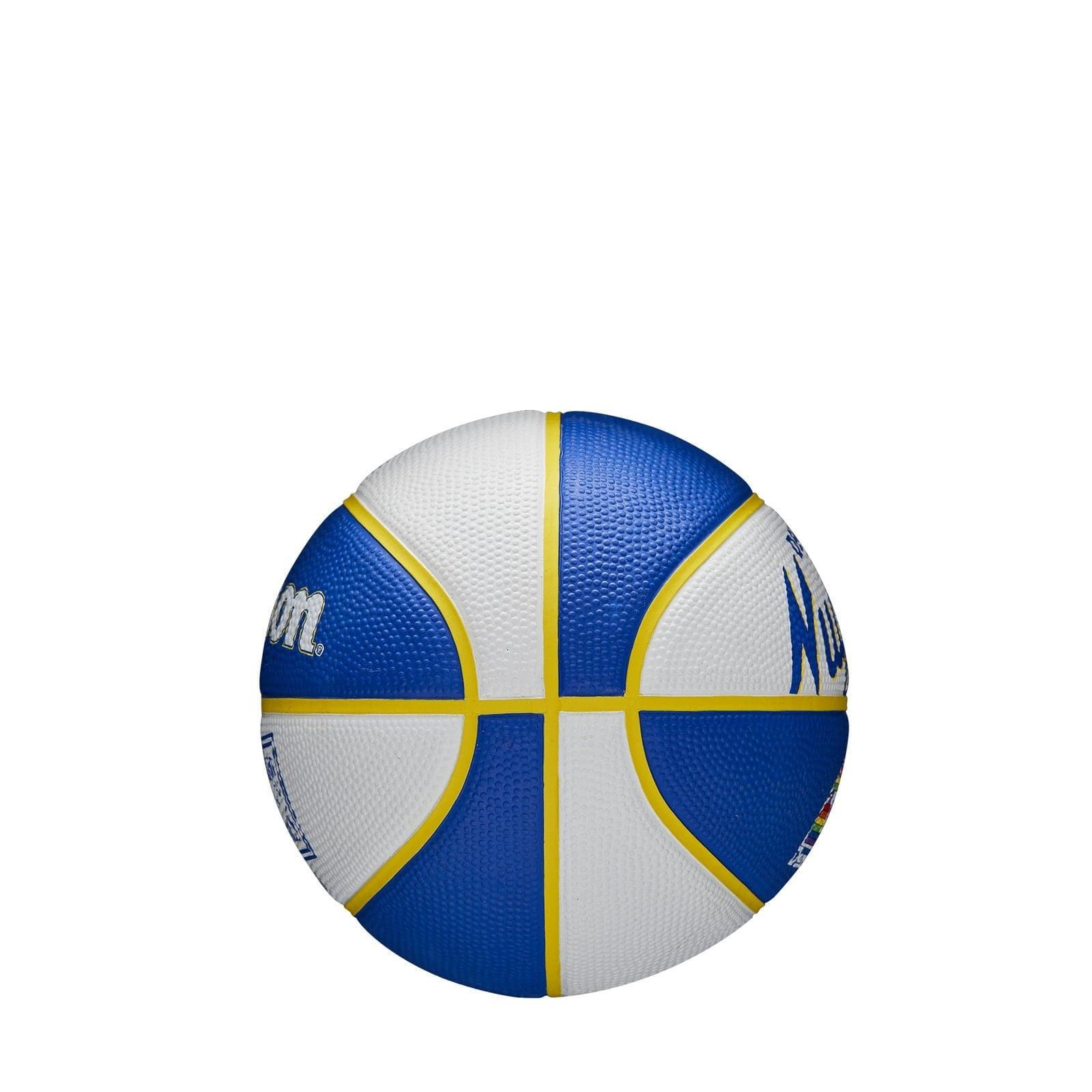 Wilson Sporting Goods Balls Denver Nuggets Wilson NBA Team Retro Mini Outdoor Basketball Ball