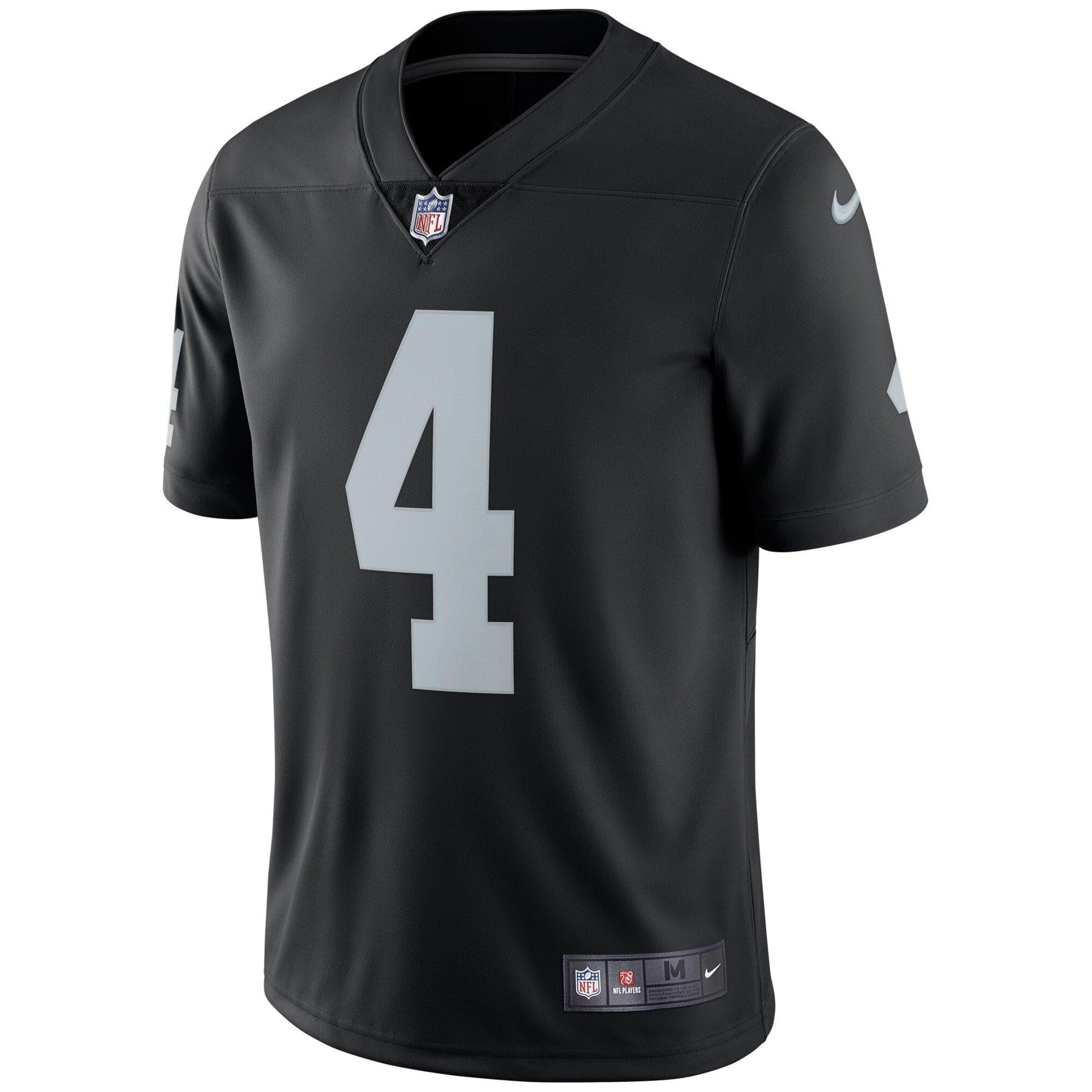 Nike Jerseys Derek Carr Las Vegas Raiders Nike NFL Vapor Limited Jersey - Black