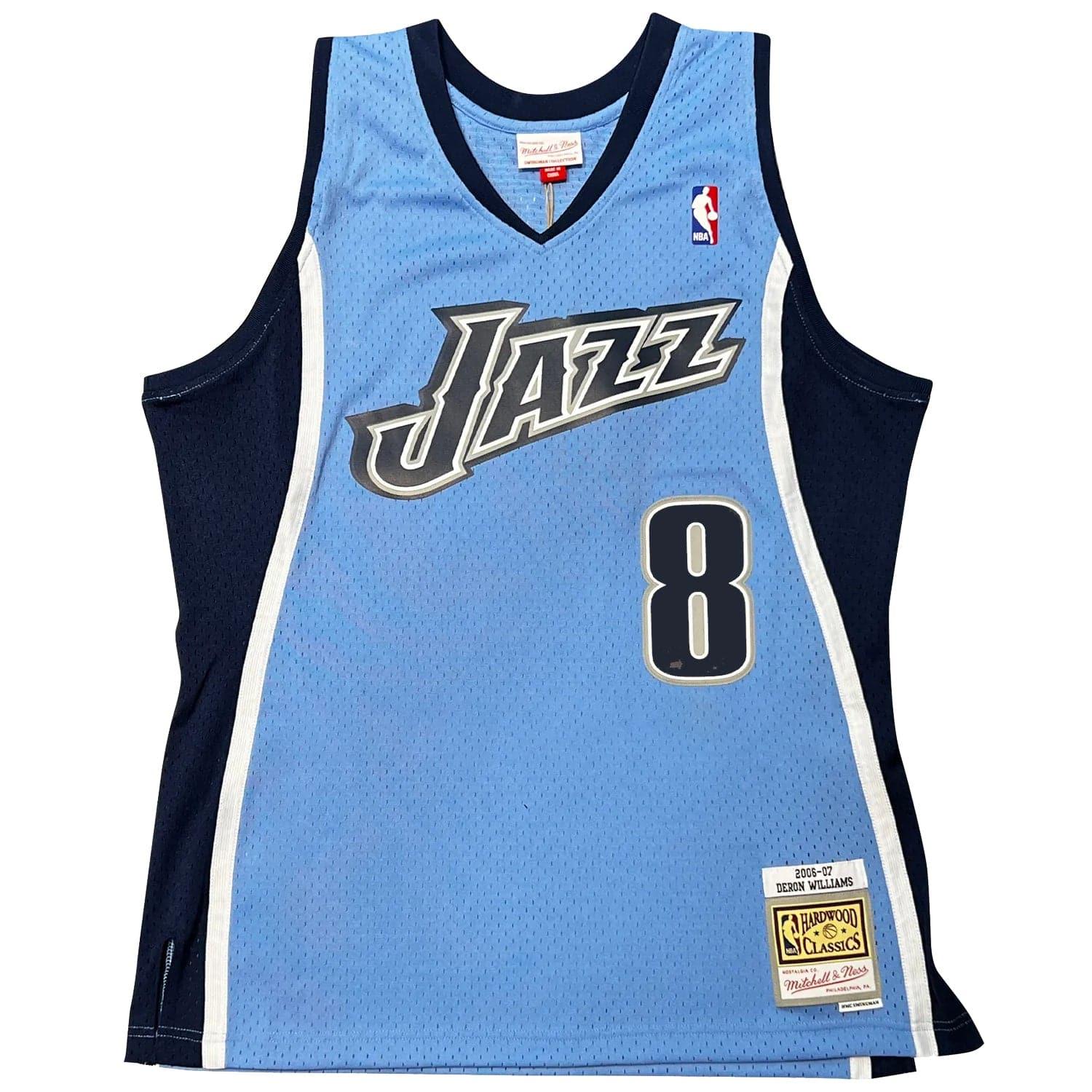 Mitchell And Ness Jerseys Deron Williams Utah Jazz 06-07 Alternate Mitchell & Ness NBA Swingman Jersey - Light Blue