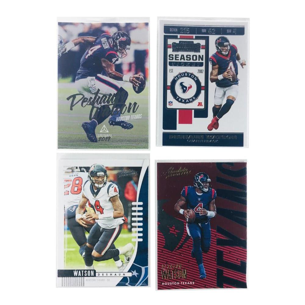 Panini Cards Deshaun Watson Houston Texans 2019 Panini NFL 4 Base Card Set