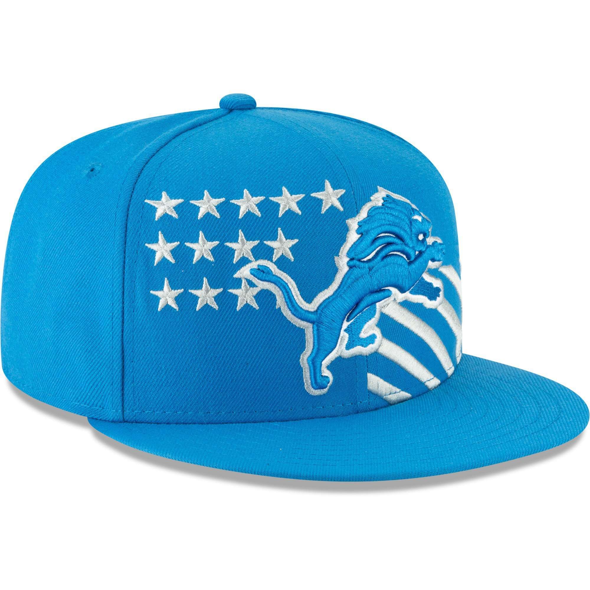New Era Caps Detroit Lions New Era 2019 NFL Draft 9FIFTY Snapback Hat – Blue