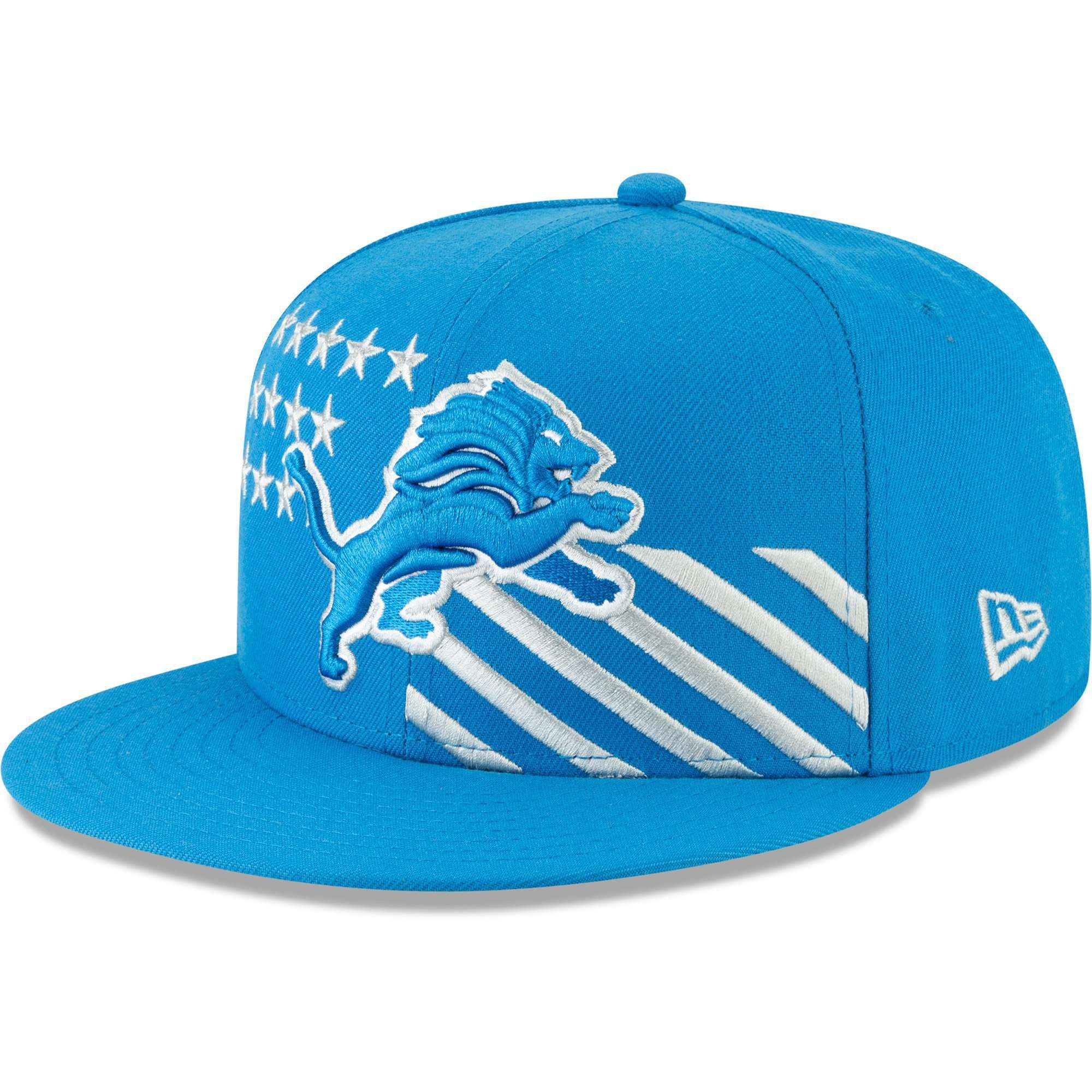 New Era Caps Detroit Lions New Era 2019 NFL Draft 9FIFTY Snapback Hat – Blue