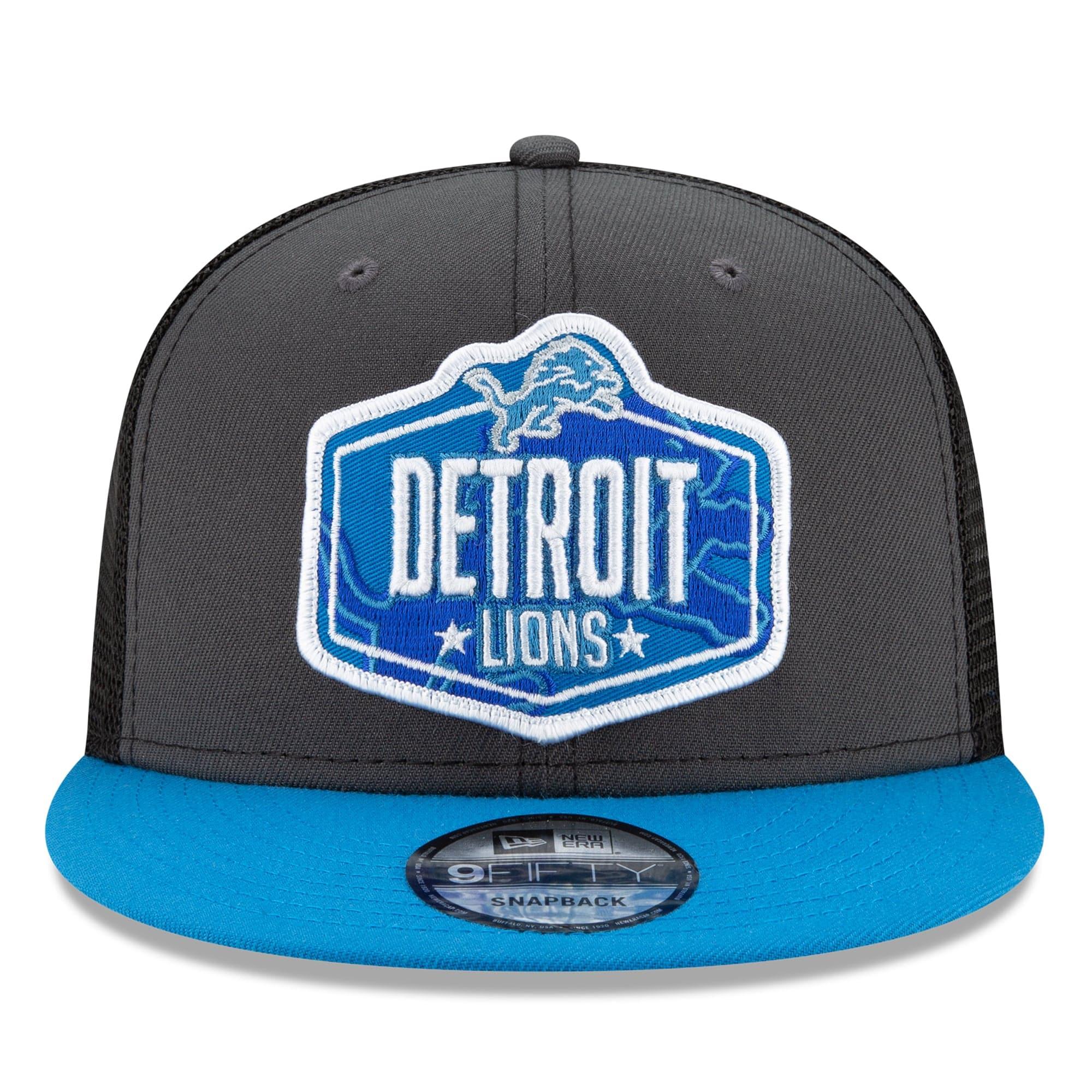 New Era Caps Detroit Lions New Era 2021 NFL Draft 9FIFTY Snapback Hat - Graphite