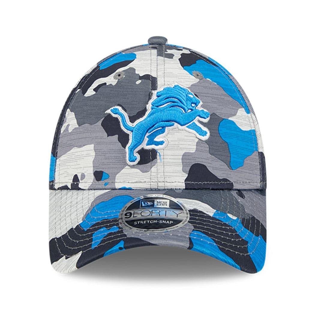 New Era Caps Detroit Lions New Era NFL 22 Training Camp 9FORTY Stretch Snap Hat - Camo