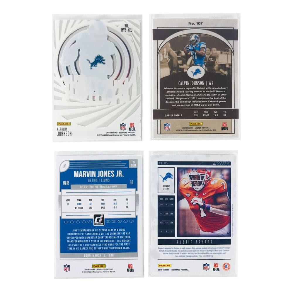 Panini Cards Detroit Lions Panini NFL 4 Insert/Parallel Card Set