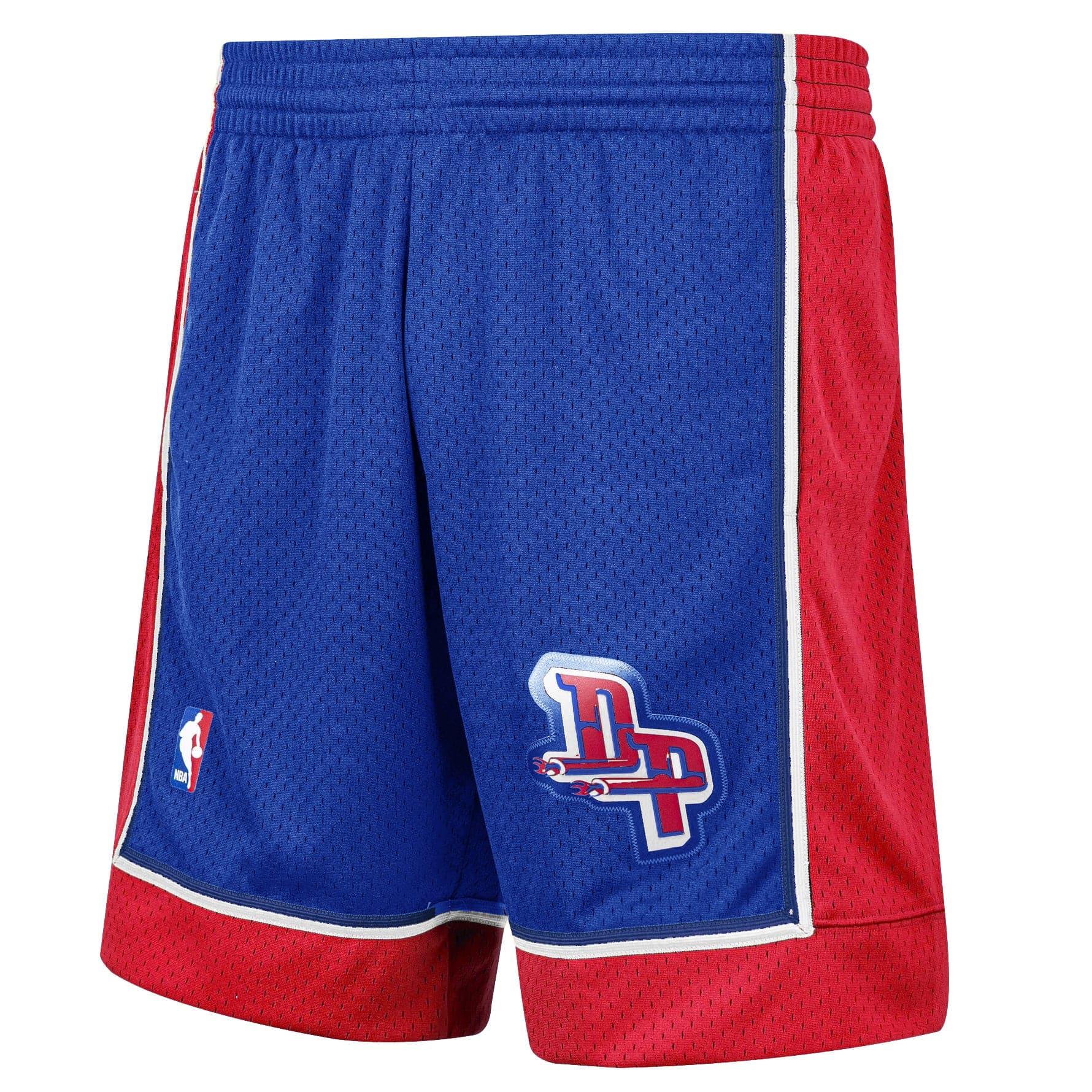 Mitchell And Ness Shorts Detroit Pistons Mitchell & Ness NBA Reload 2.0 98-99 Swingman Shorts - Blue