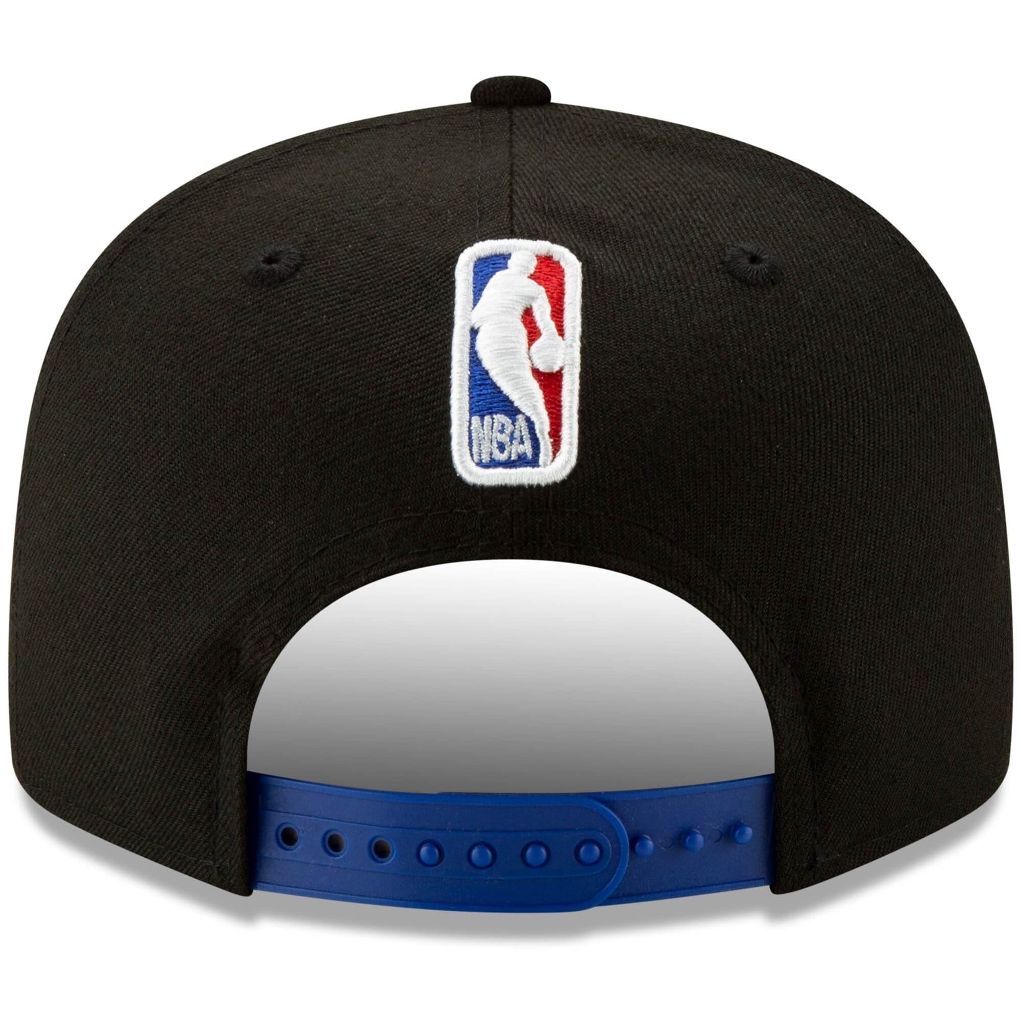 New Era Caps Detroit Pistons New Era NBA 2020 Back Half 9FIFTY Snapback Hat - Black