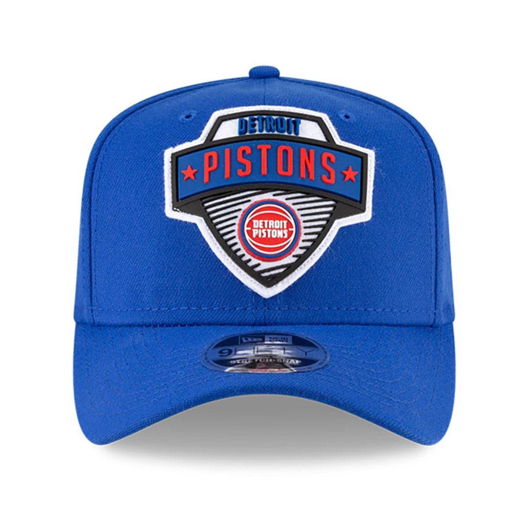 New Era Caps Detroit Pistons New Era NBA 2020 Tip-Off 9FIFTY Stretch-Snap Curve Hat - Blue