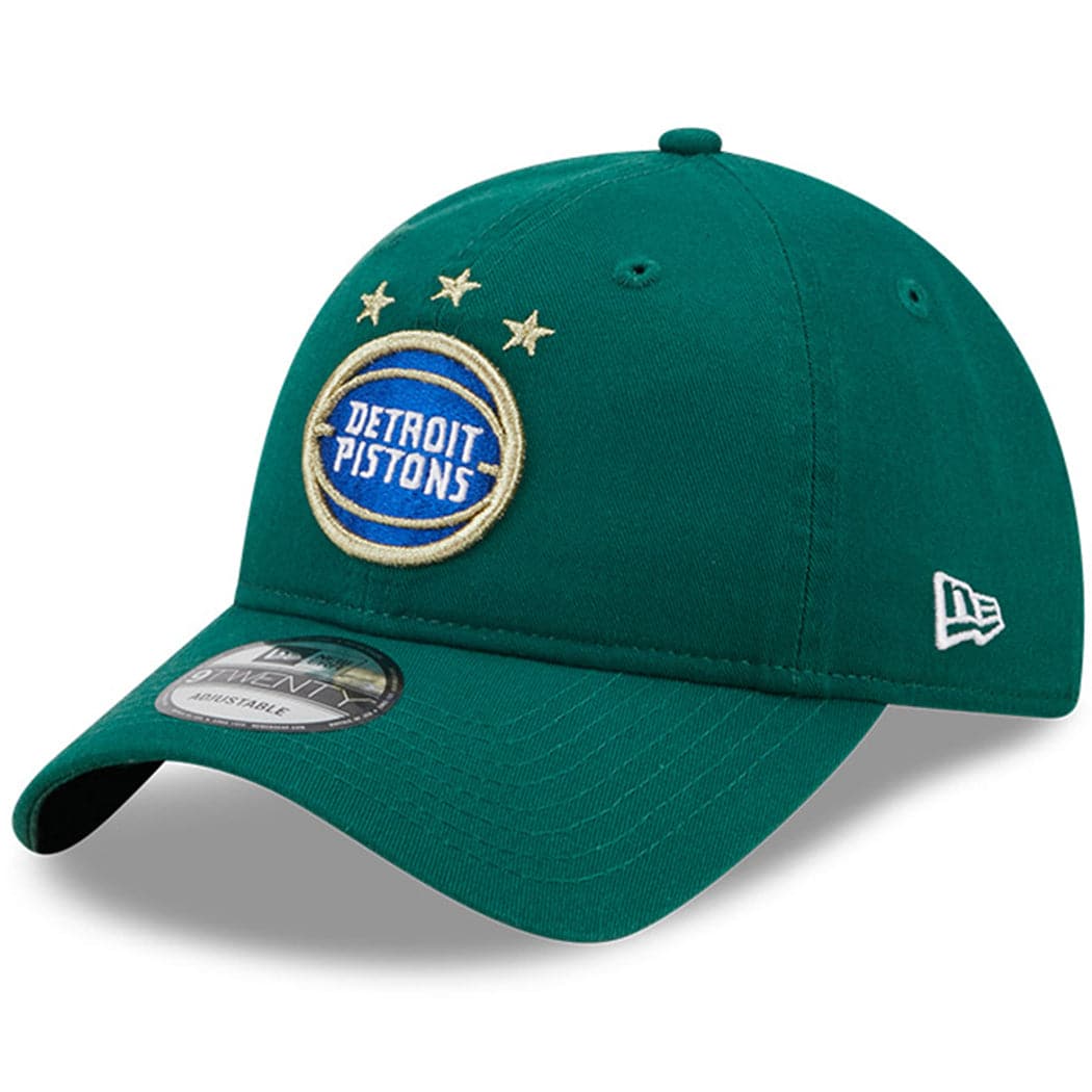 New Era Caps Detroit Pistons New Era NBA 22-23 City Edition Alt 9TWENTY Strapback Hat - Green