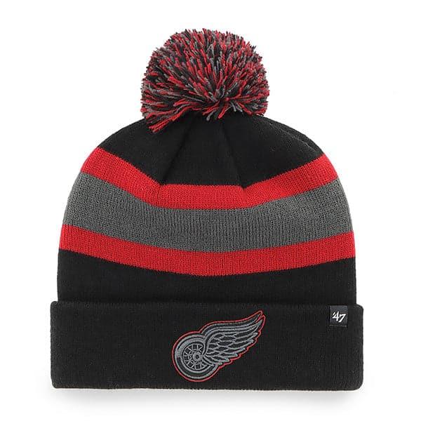 47 Brand Beanies Detroit Red Wings '47 NHL Highlight Breakaway Knit Beanie - Black