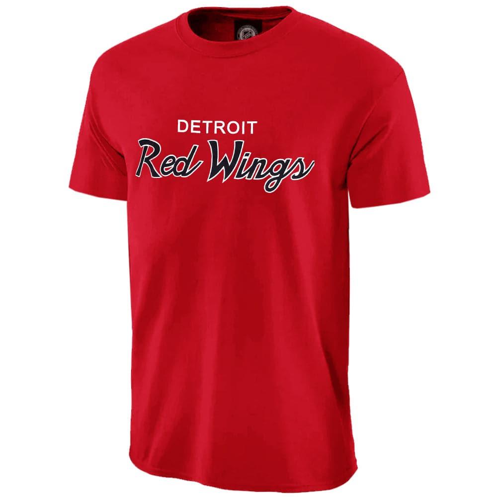 NHL Branded T-Shirts Detroit Red Wings NHL Branded Team Scripto T-Shirt - Red