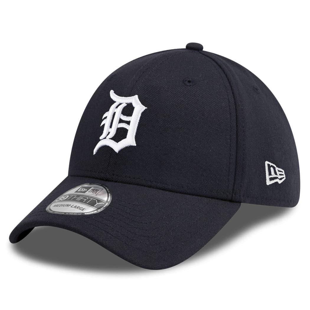 New Era Caps Detroit Tigers New Era MLB Team Classic 39THIRTY Curve Hat - Navy