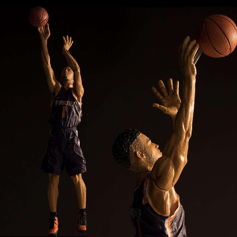 McFarlane Toys Figures Devin Booker Phoenix Suns McFarlane NBA Series 32 7" Figure - Purple