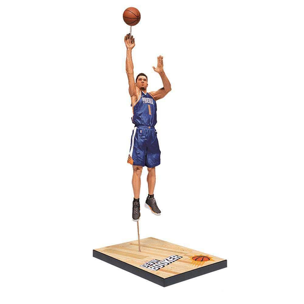 McFarlane Toys Figures Devin Booker Phoenix Suns McFarlane NBA Series 32 7" Figure - Purple