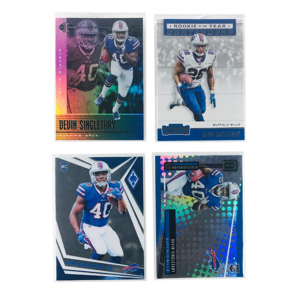 Panini Cards Devin Singletary Buffalo Bills Panini NFL 4 Premium Rookie Card Set