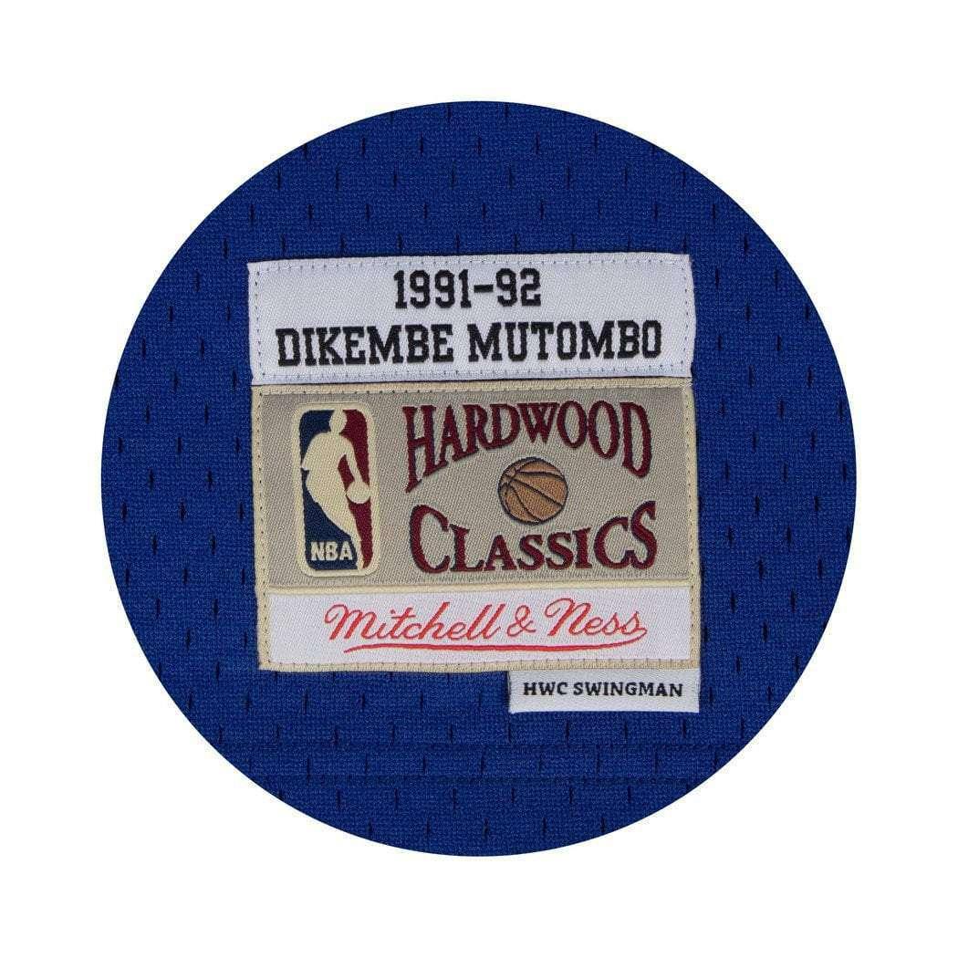 Mitchell And Ness Jerseys Dikembe Mutombo Denver Nuggets Mitchell & Ness NBA 91-92 Swingman Jersey - Blue