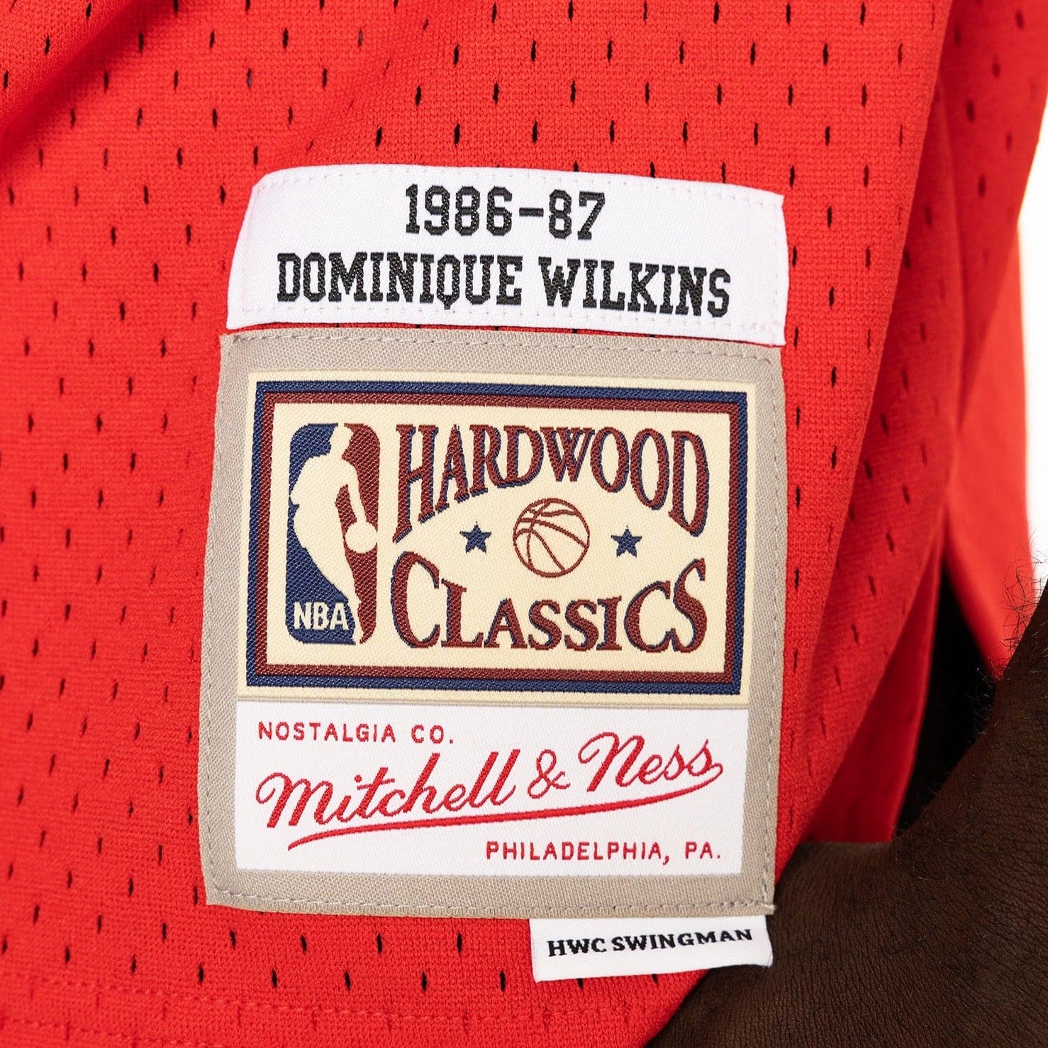 Mitchell And Ness Jerseys Dominique Wilkins Atlanta Hawks Mitchell & Ness NBA Swingman Jersey 86-87 - Red