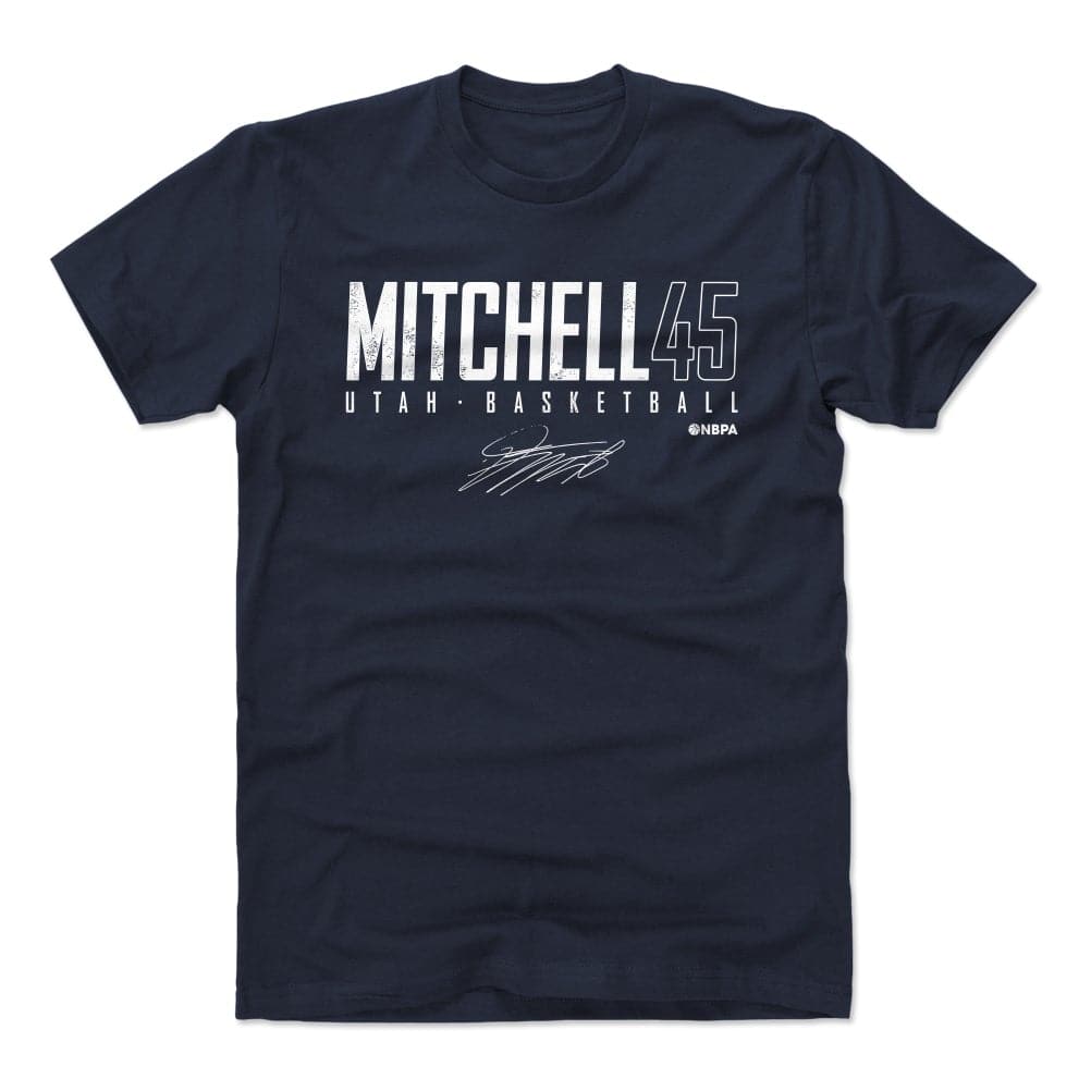 500 Level T-Shirts Donovan Mitchell Utah Jazz 500 Level NBA Elite T-Shirt - Navy