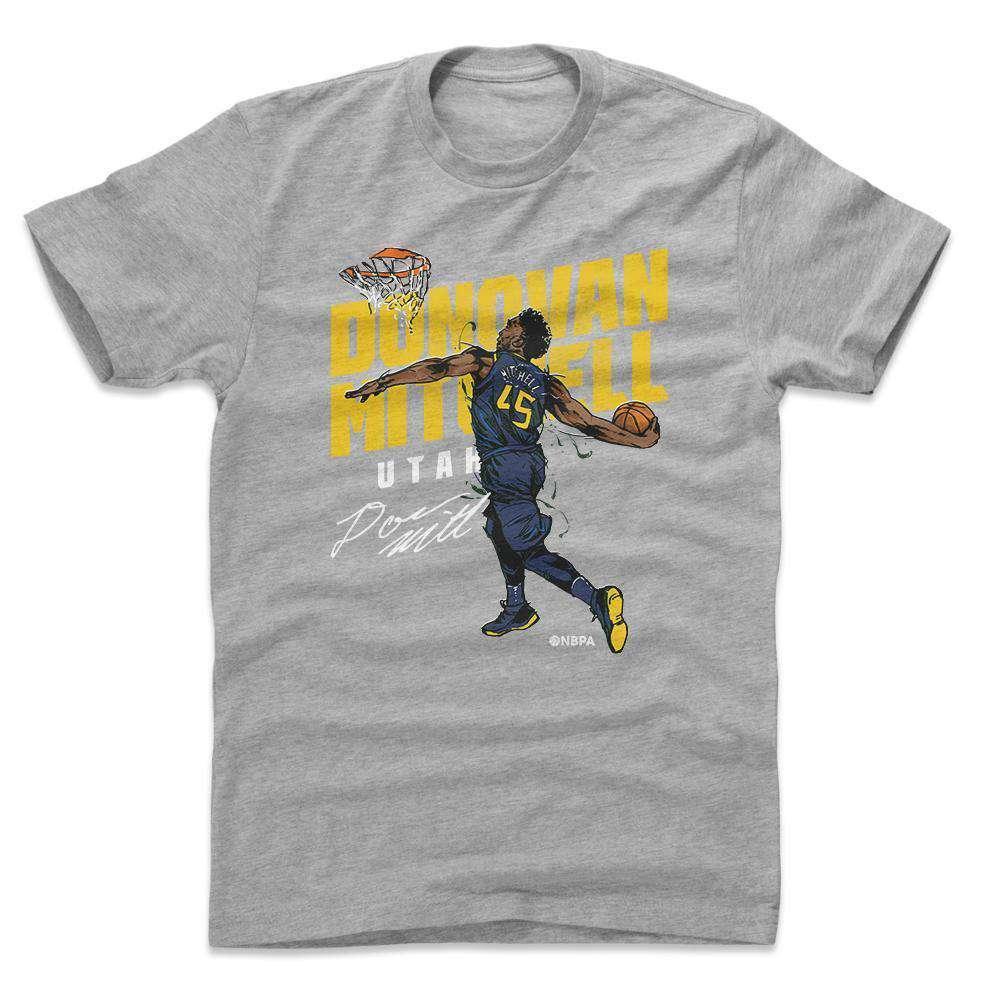 500 Level T-Shirts Donovan Mitchell Utah Jazz 500 Level NBA Slam T-Shirt - Gray