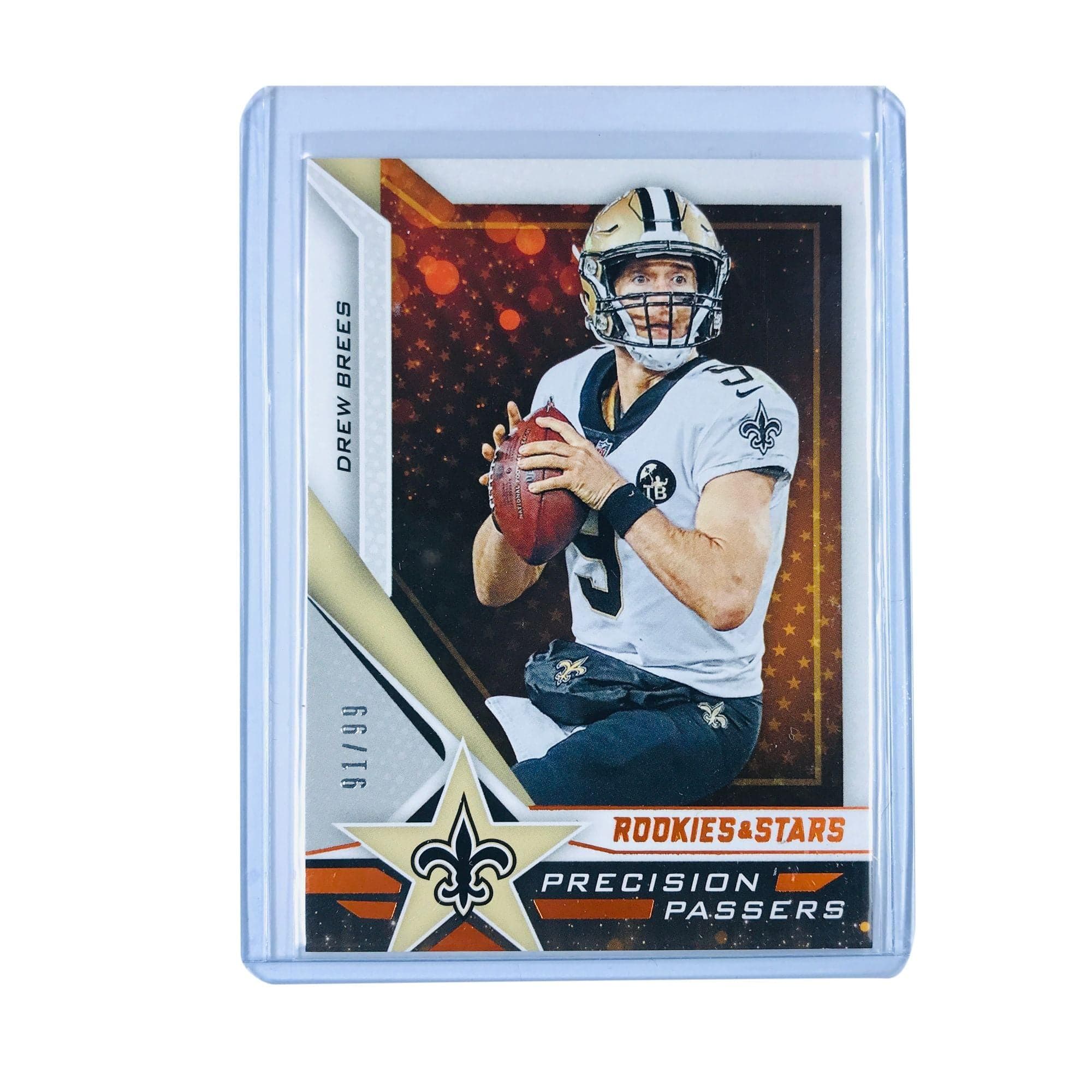 Panini Cards Drew Brees New Orleans Saints 2019 Panini Rookies Stars NFL /99 Card
