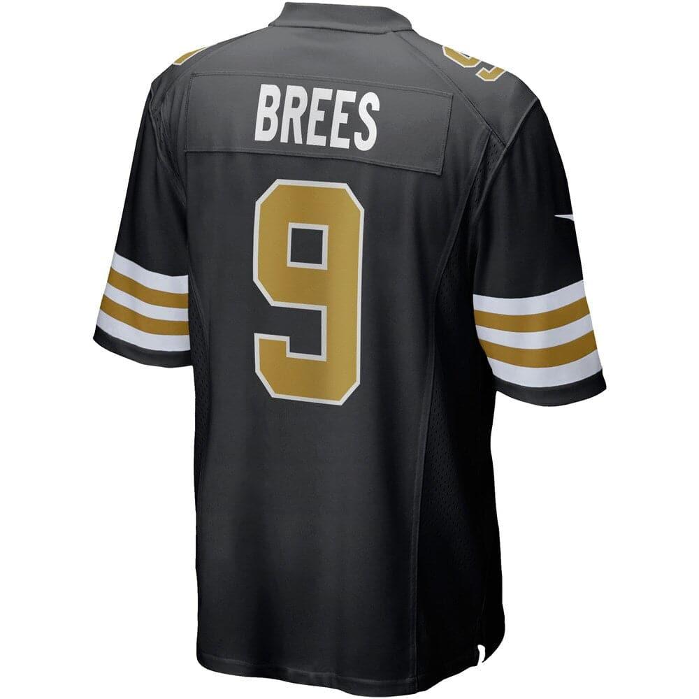 Nike Jerseys Drew Brees New Orleans Saints Nike NFL Alternate Game Jersey - Black