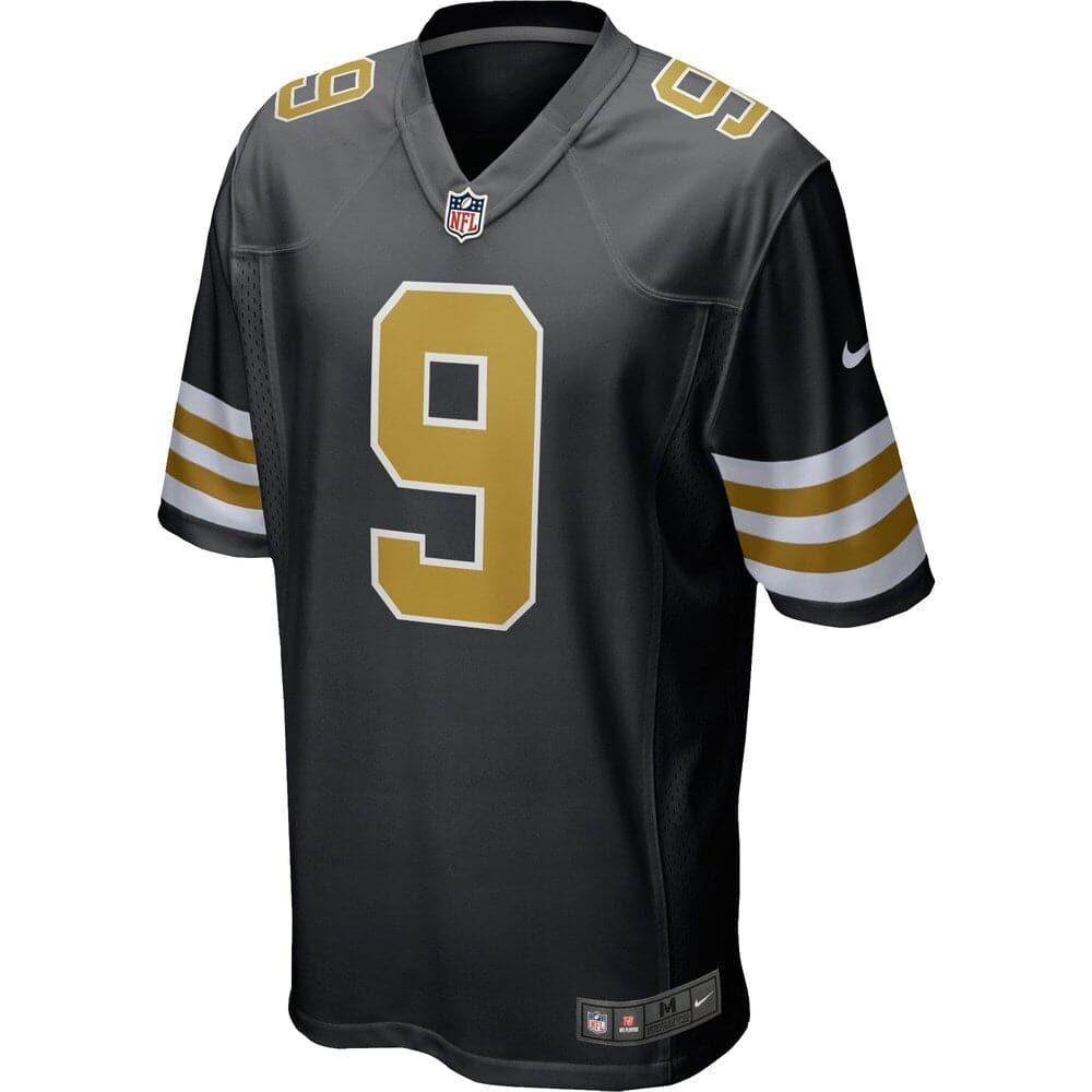 Nike Jerseys Drew Brees New Orleans Saints Nike NFL Alternate Game Jersey - Black
