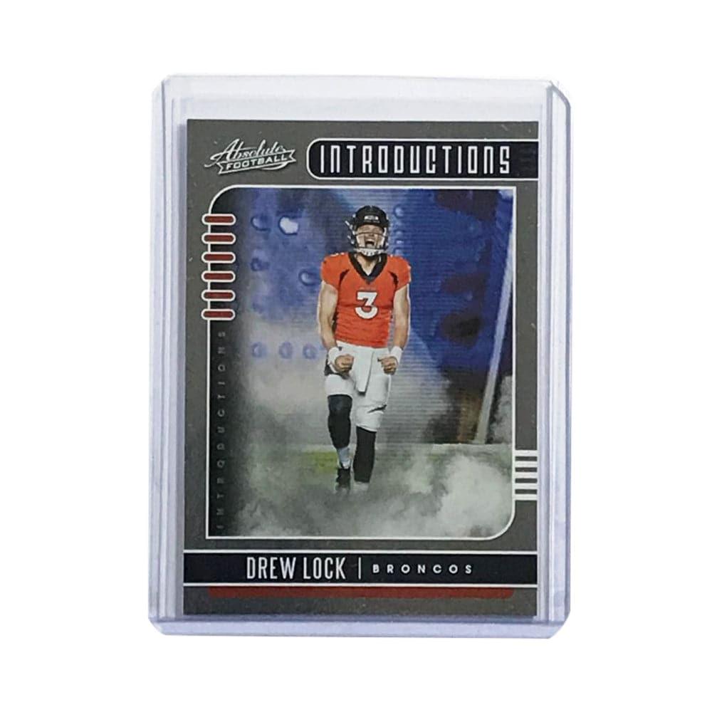 Panini Cards Drew Lock 2019 Panini Absolute NFL Introductions Rookie Insert Card