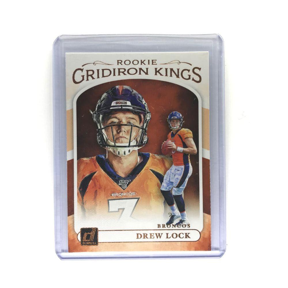 Panini Cards Drew Lock Denver Broncos 2019 Panini Donruss NFL Gridiron Kings Rookie Card