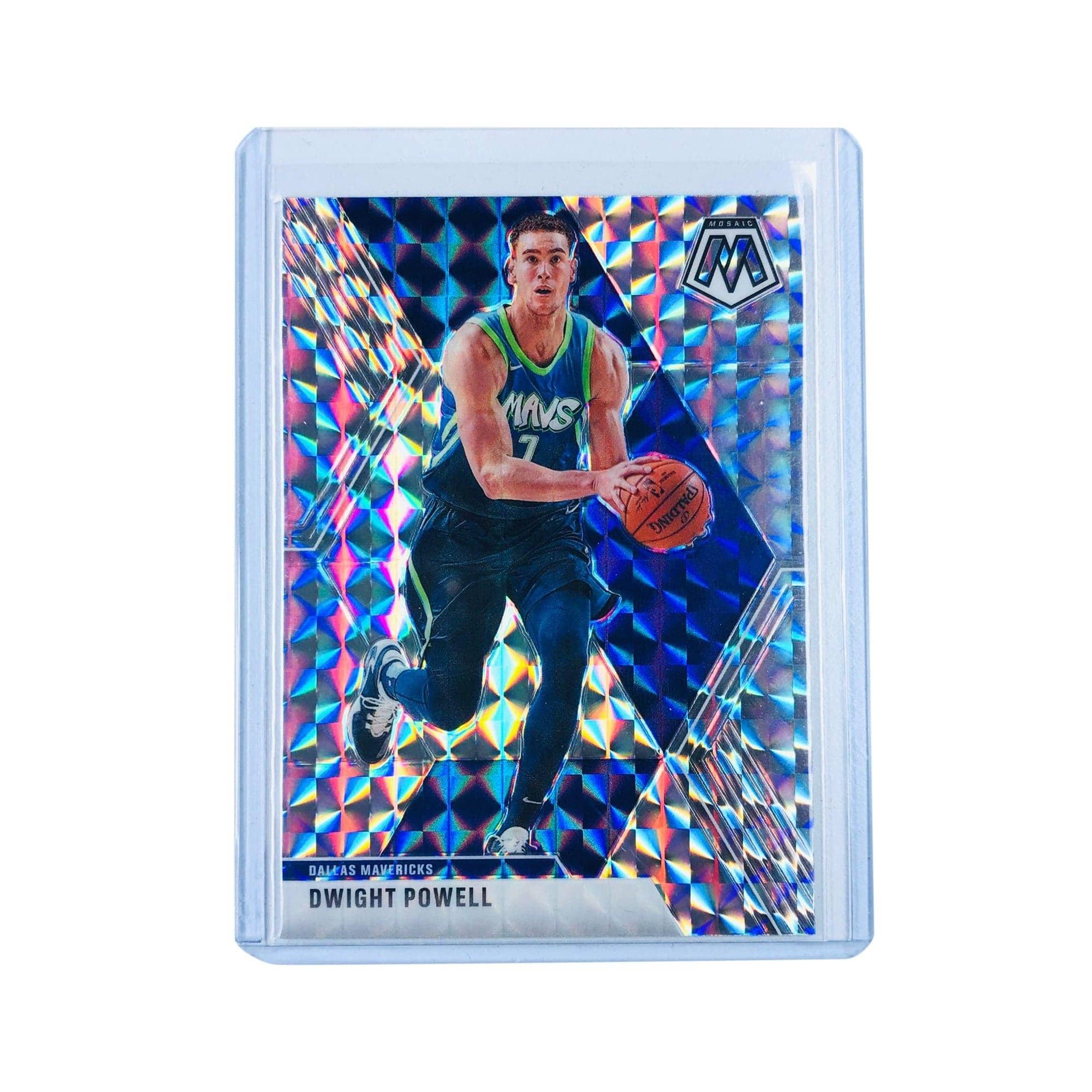 Panini Cards Dwight Powell Dallas Mavericks 2019-20 Panini Mosaic NBA Silver Hyper Card