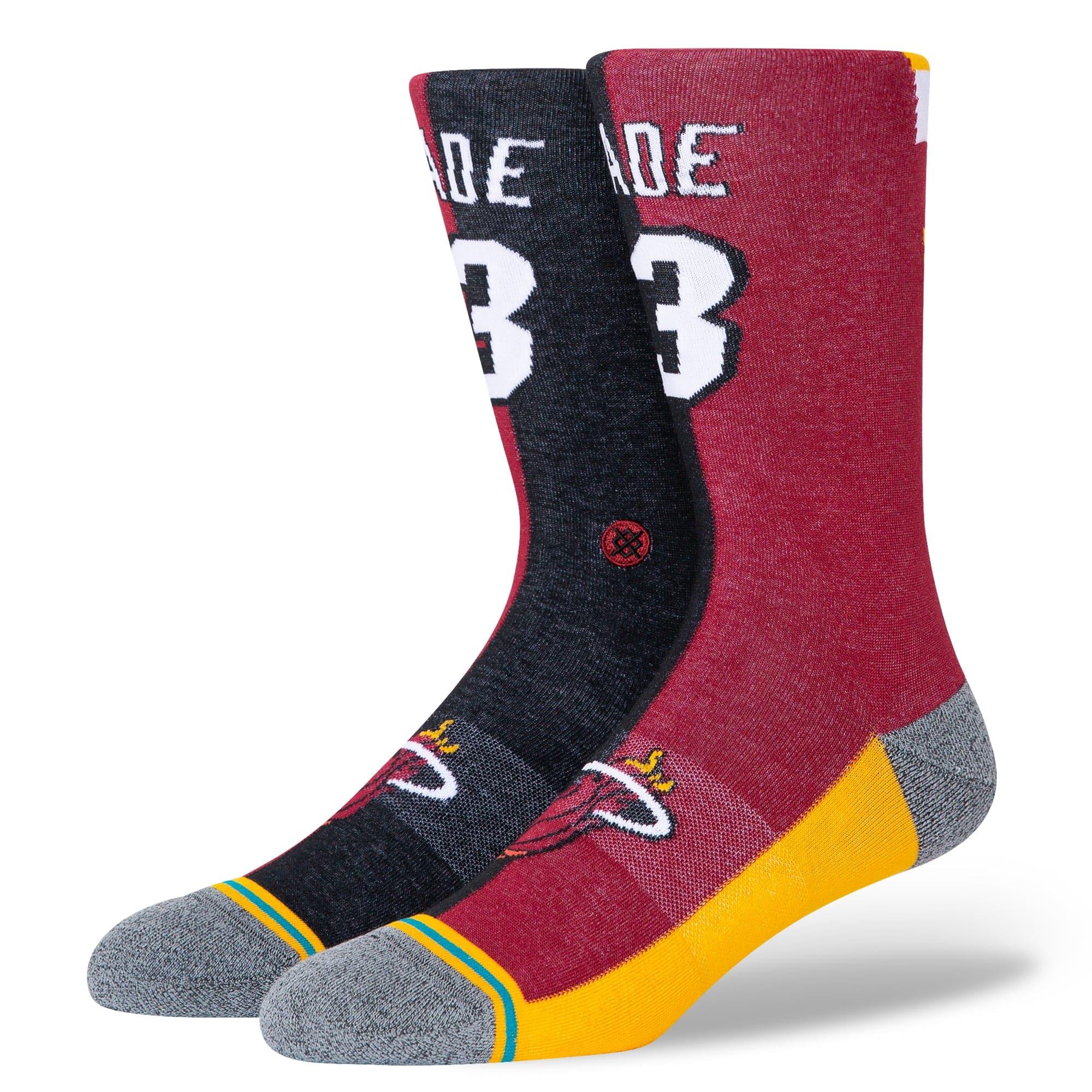 Stance Socks Dwyane Wade Miami Heat Stance NBA HWC Legends Jersey Crew Socks