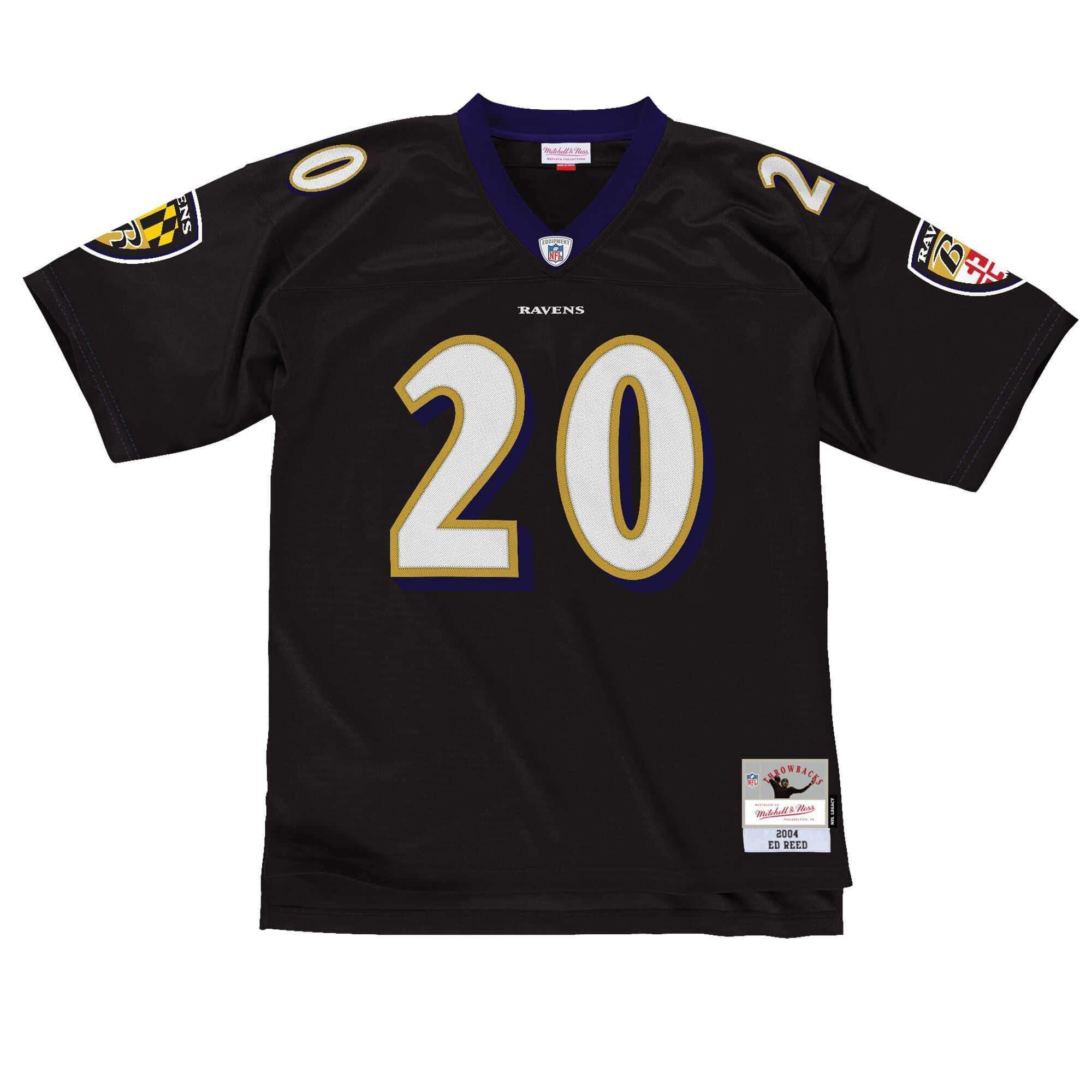 Mitchell And Ness Jerseys Ed Reed Baltimore Ravens Mitchell & Ness NFL Legacy Jersey - Black
