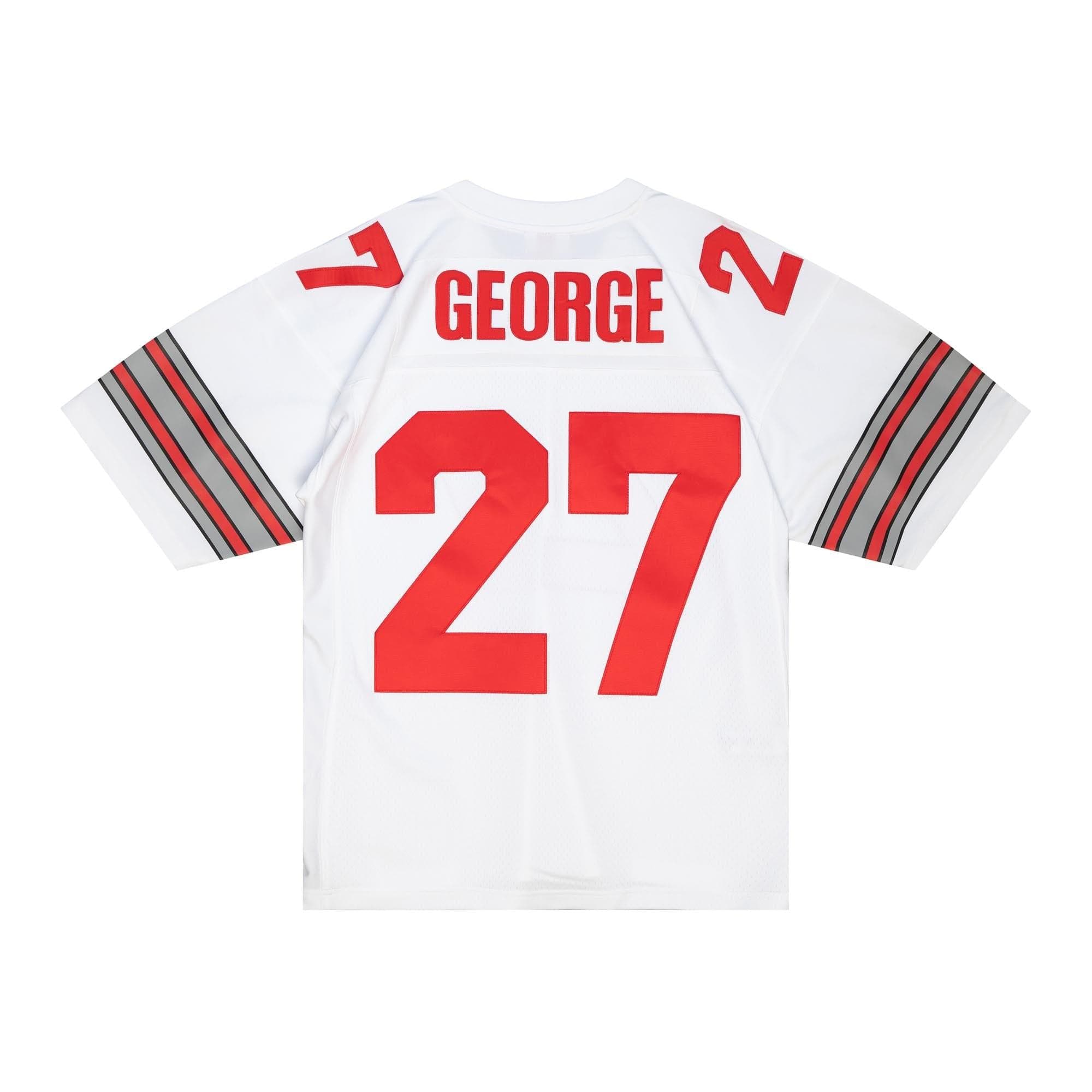 Mitchell And Ness Jerseys Eddie George Ohio State Buckeyes 95-96 Mitchell & Ness NCAA Legacy Jersey - White